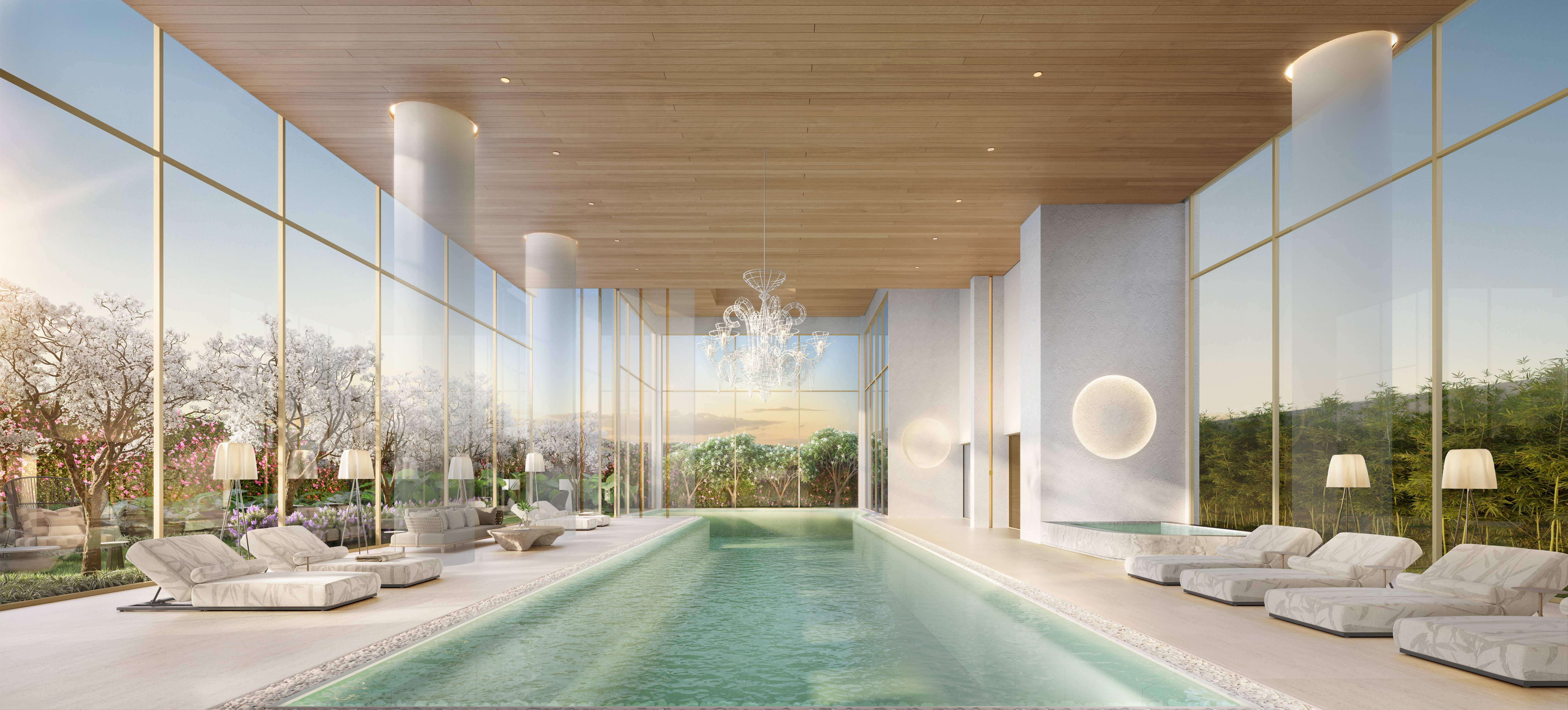 Zen Cyrela e Yoo -- Perspectiva Ilustrada | Piscina Coberta - Raia de 25m