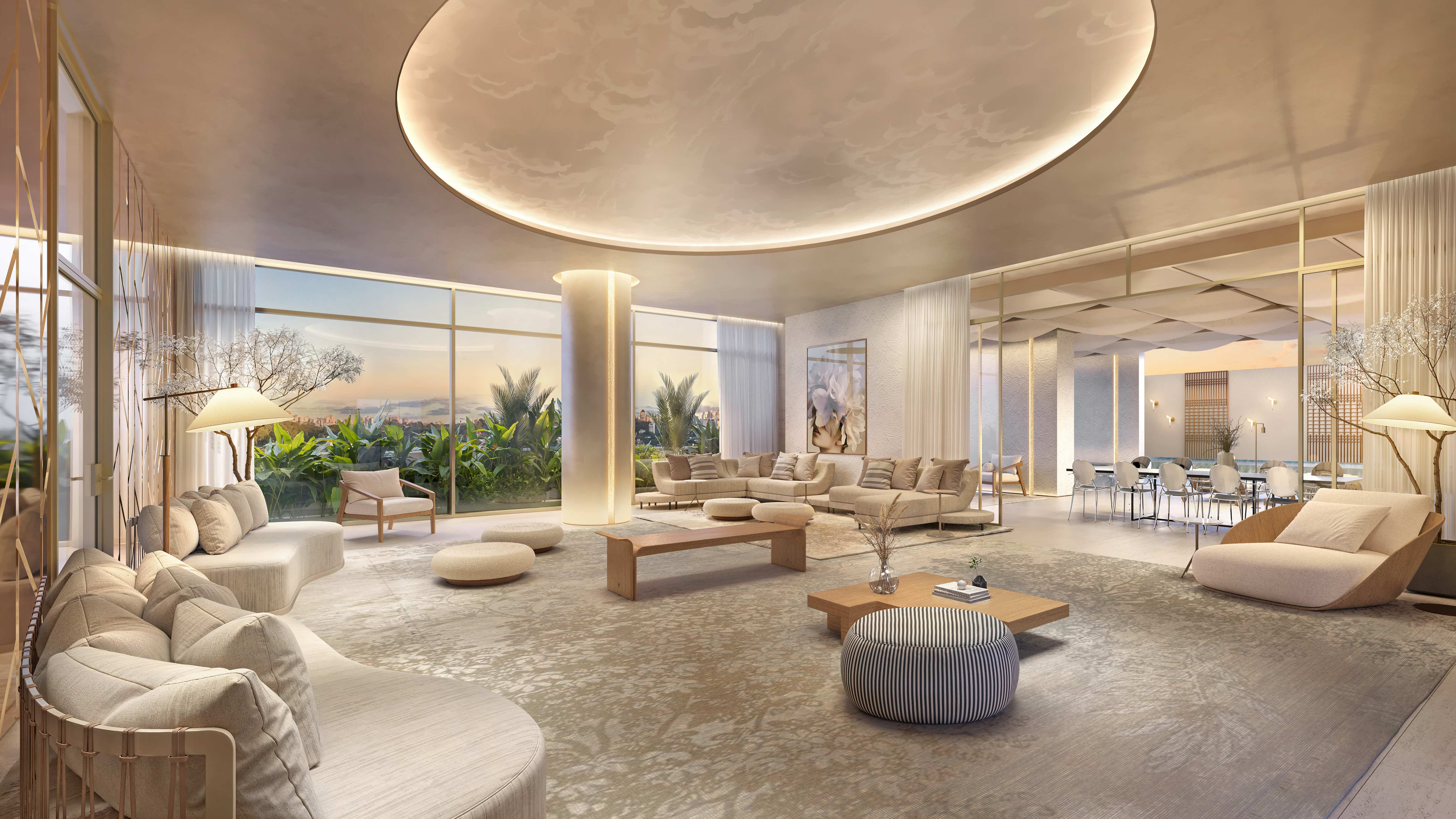 Zen Cyrela e Yoo -- Perspectiva Ilustrada | Private Pool House