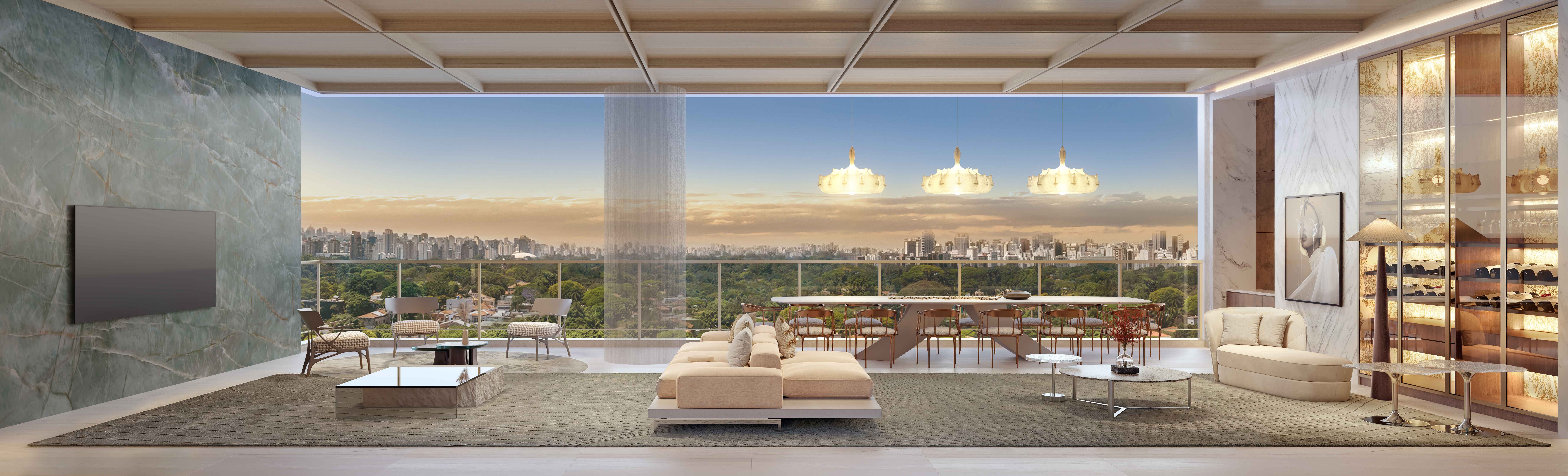 Zen Cyrela e Yoo -- Perspectiva Ilustrada | Apartamento 325m² - Final 1