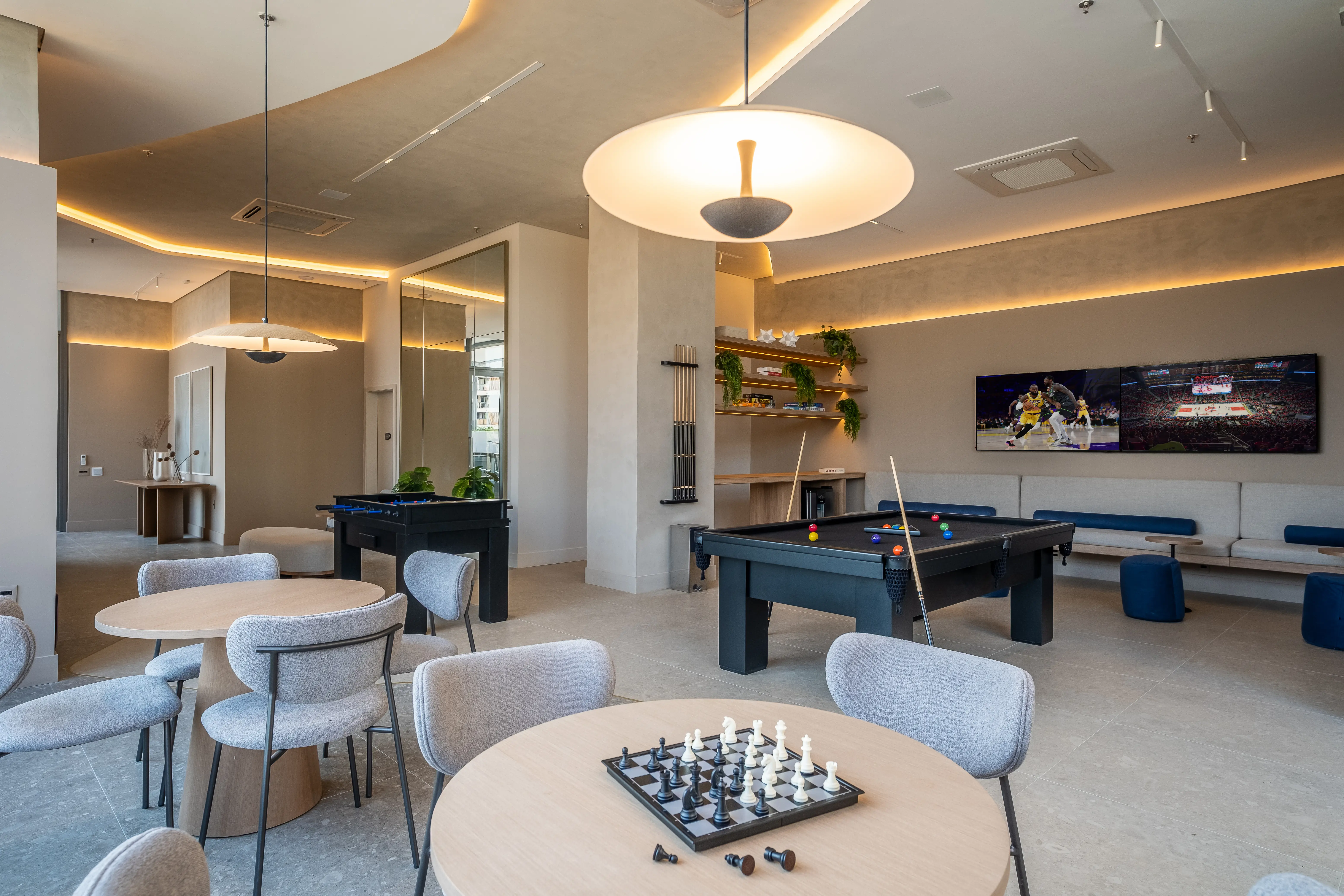 Concept by RJZ Cyrela -- Salão de jogos adulto.