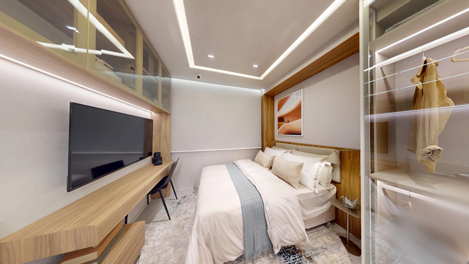 Imagens do studio decorado