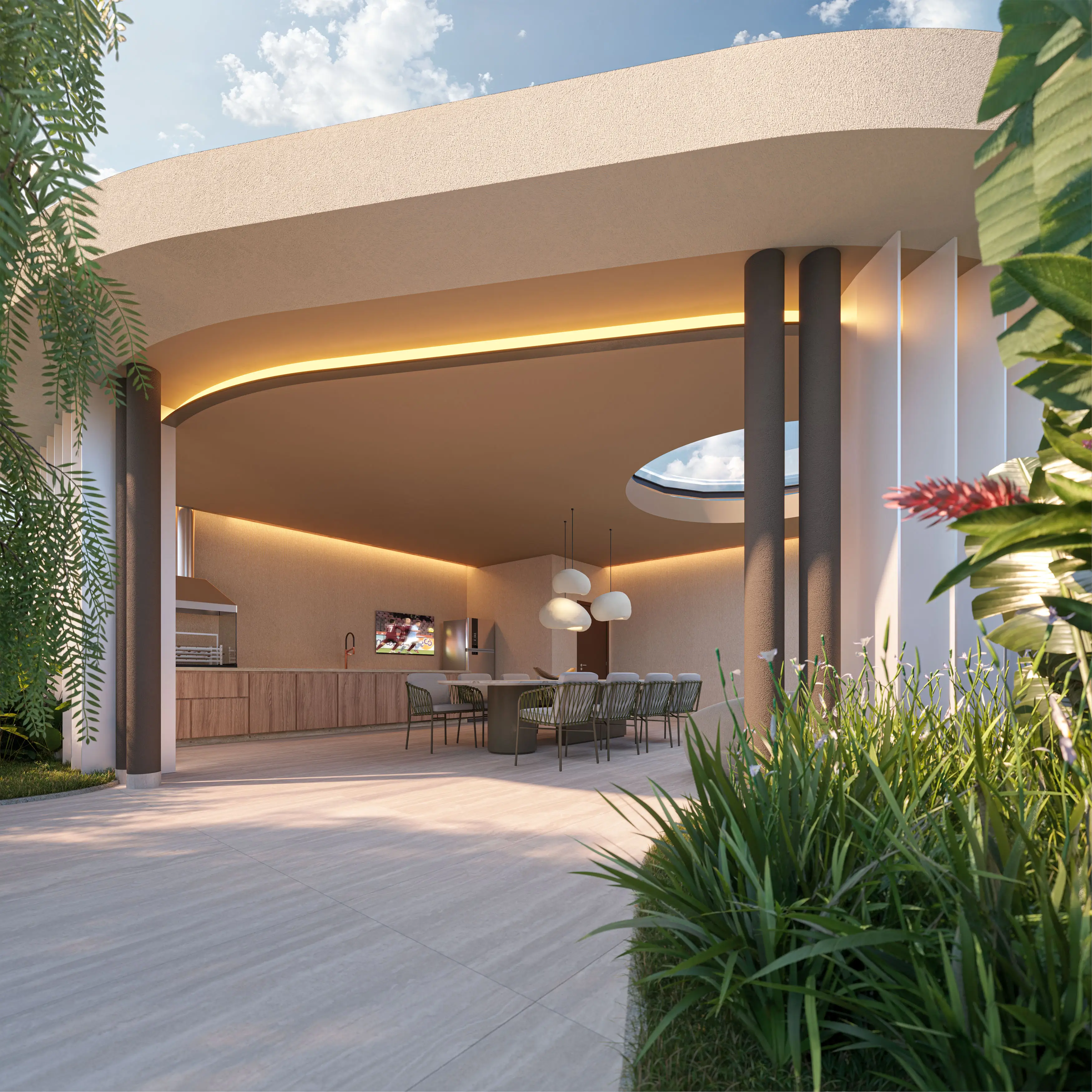 In the Park - Cidade Jardim -- ILUSTRAÇÃO ARTÍSTICA - CHURRASQUEIRA PARK