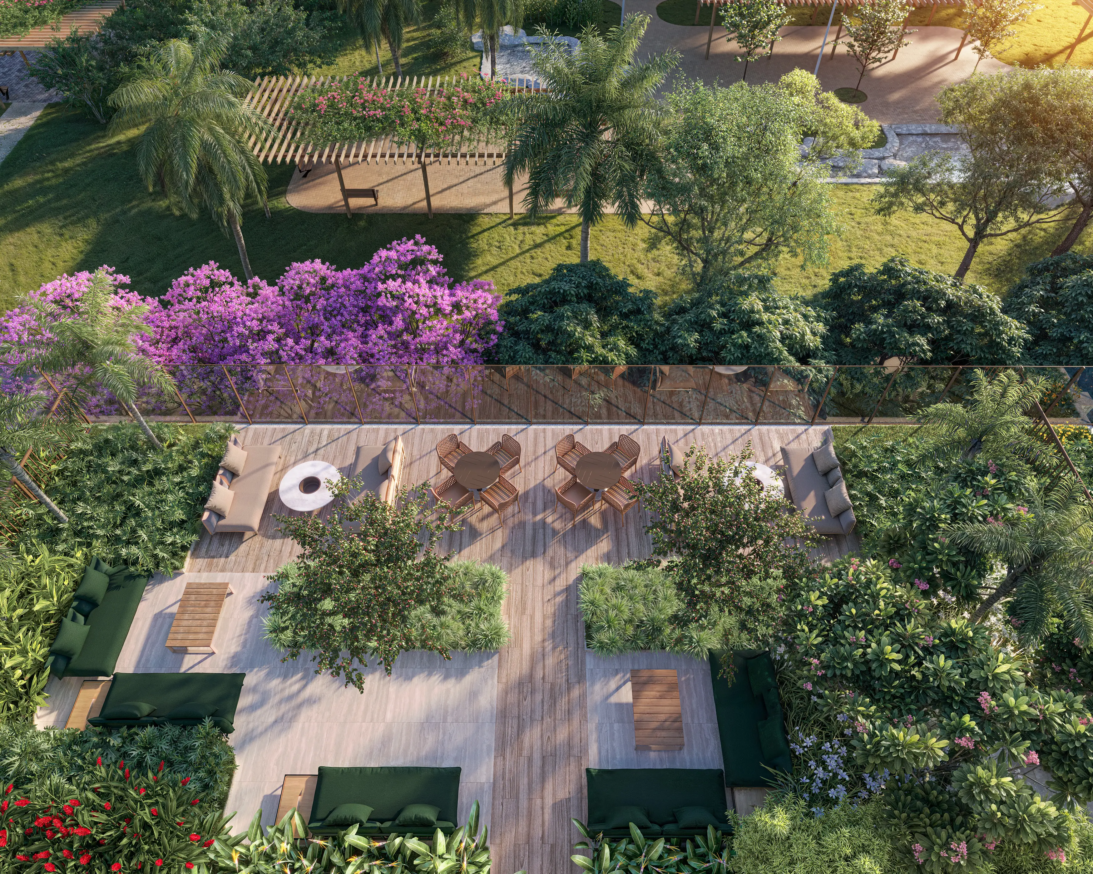 In the Park - Cidade Jardim -- ILUSTRAÇÃO ARTÍSTICA - LOUNGE EXTERNO FESTAS