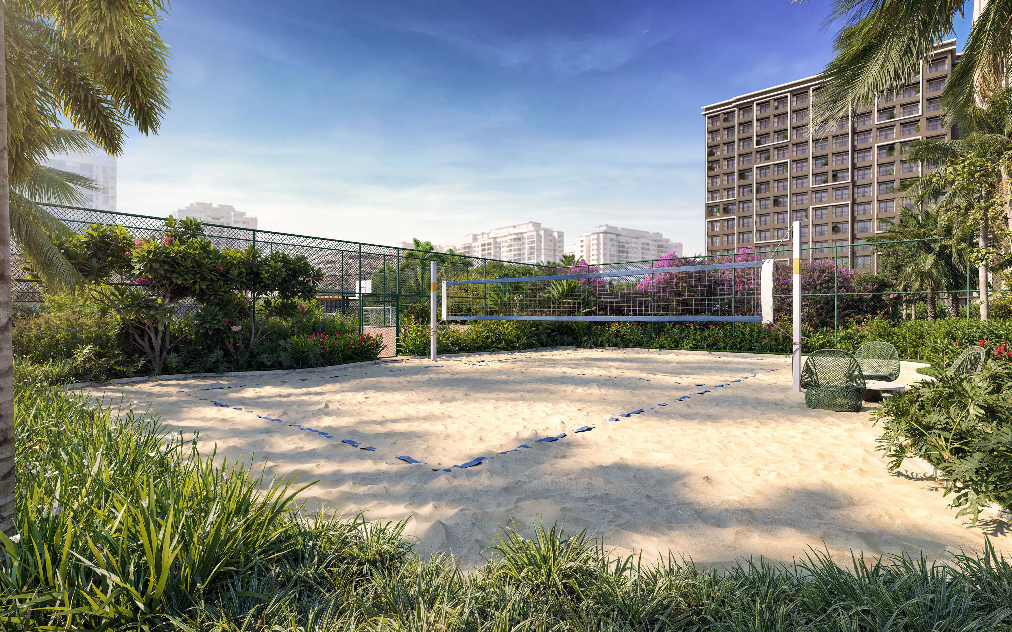 In the Park - Cidade Jardim -- ILUSTRAÇÃO ARTÍSTICA - QUADRA DE AREIA