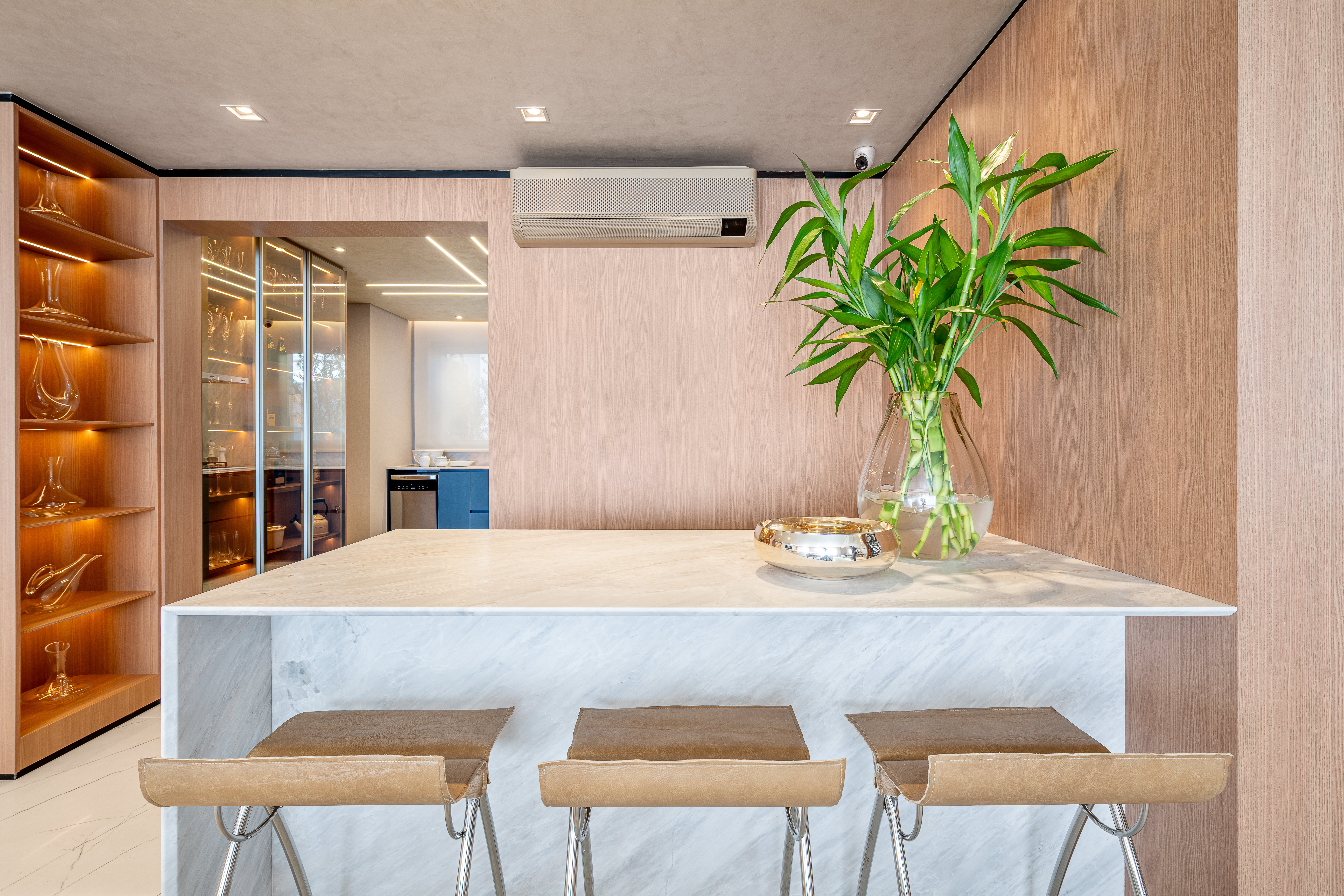 Imagem real do apartamento decorado