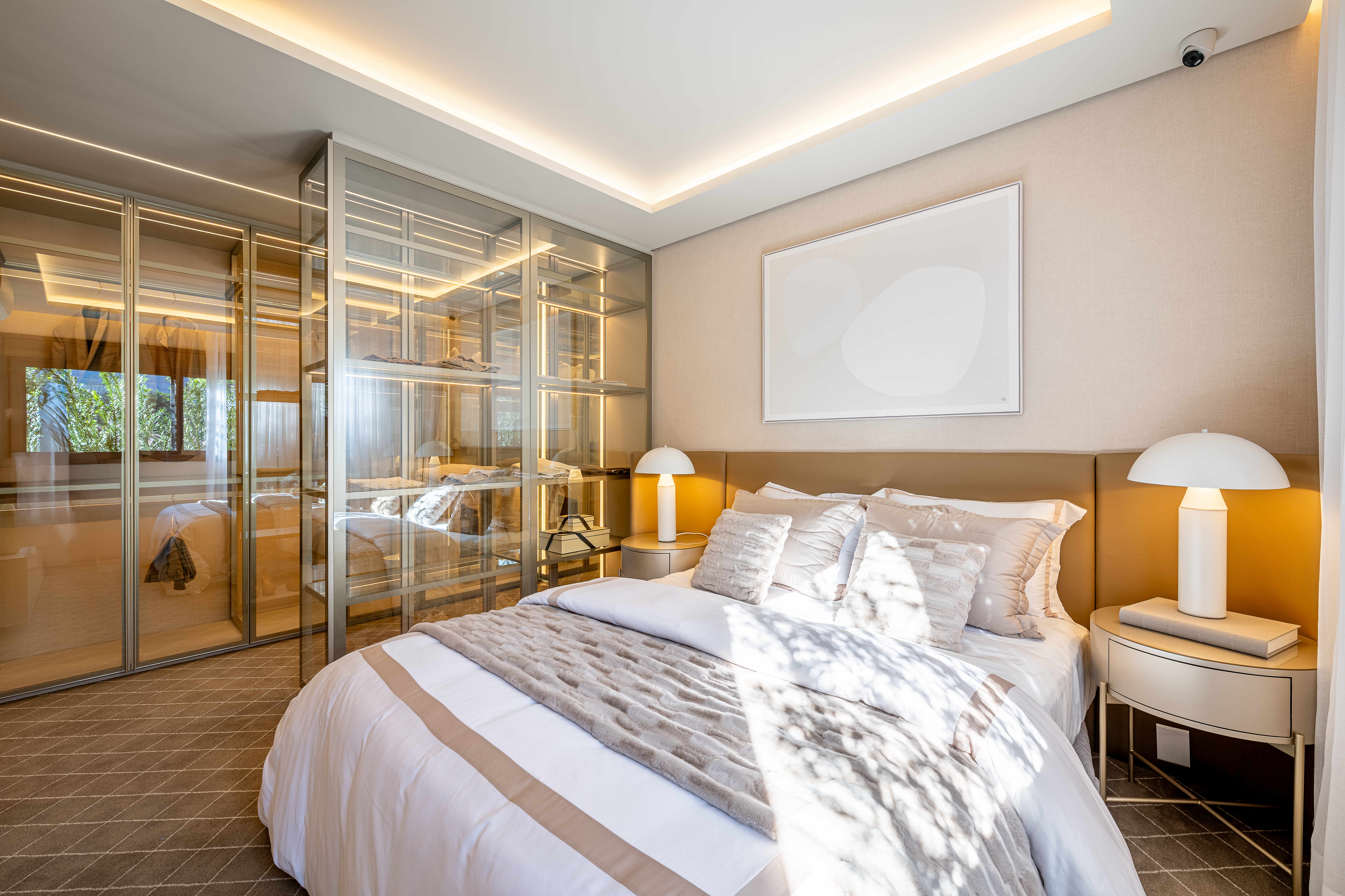 Imagem real do apartamento decorado