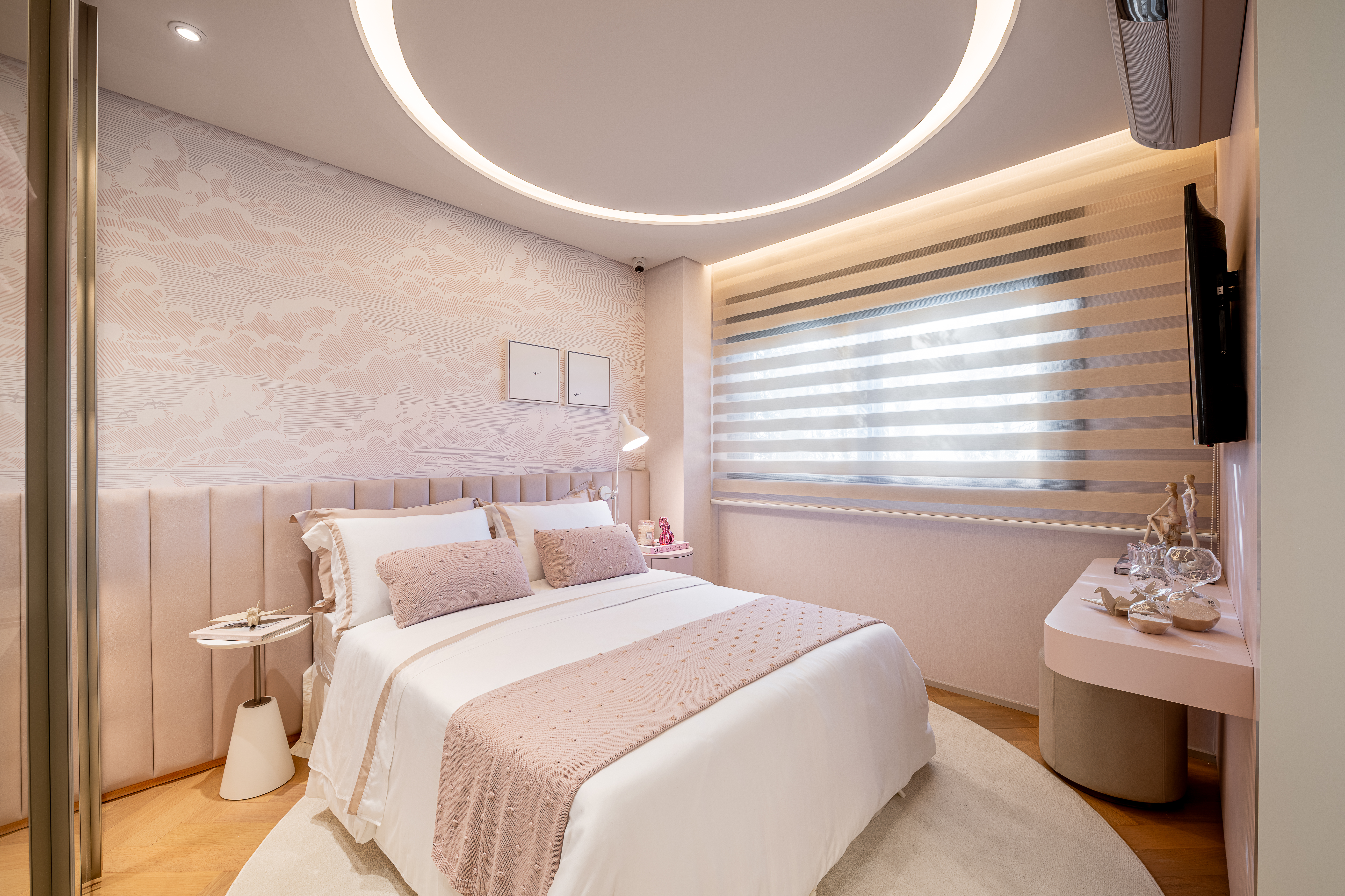 Imagem real do apartamento decorado