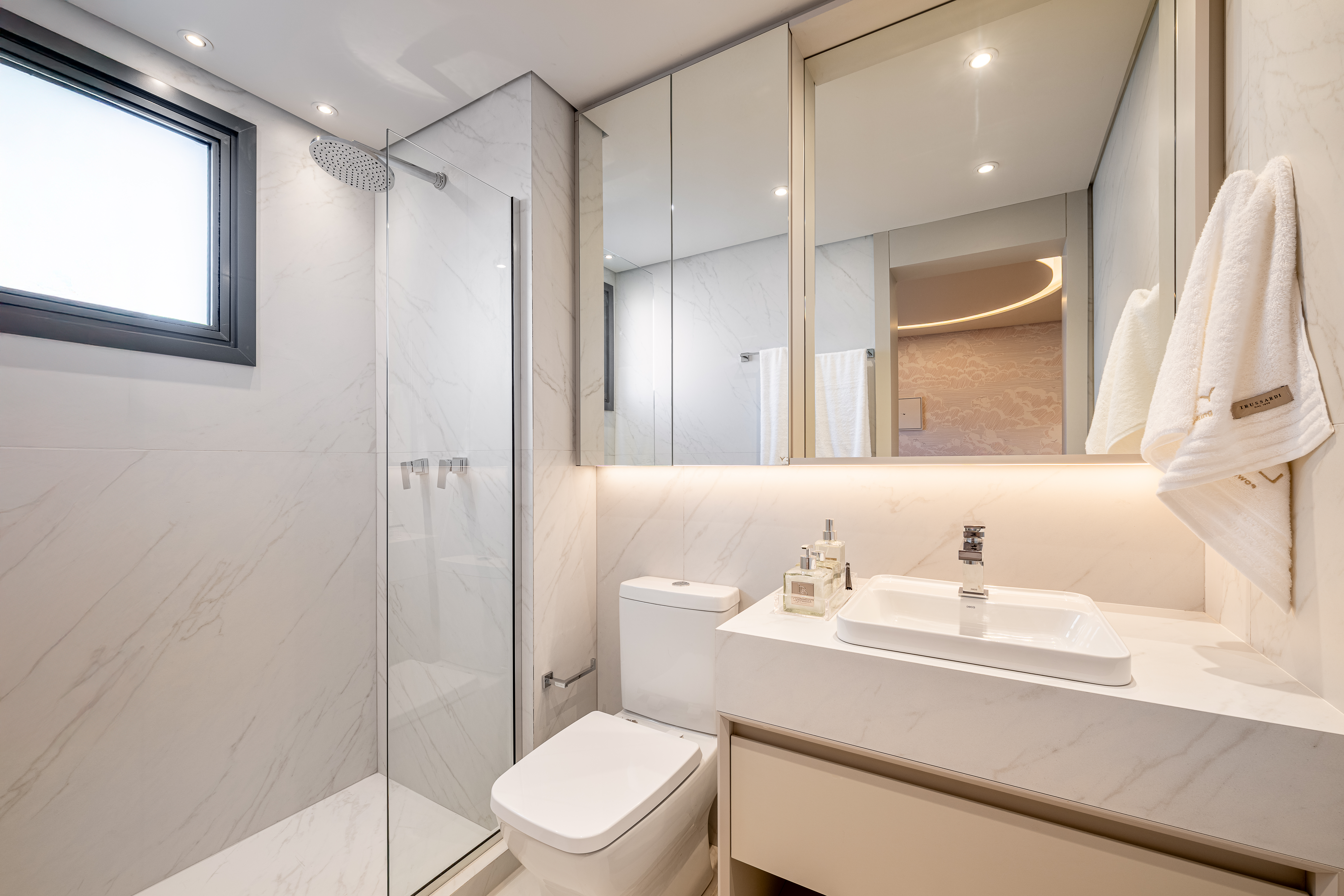 Imagem real do apartamento decorado