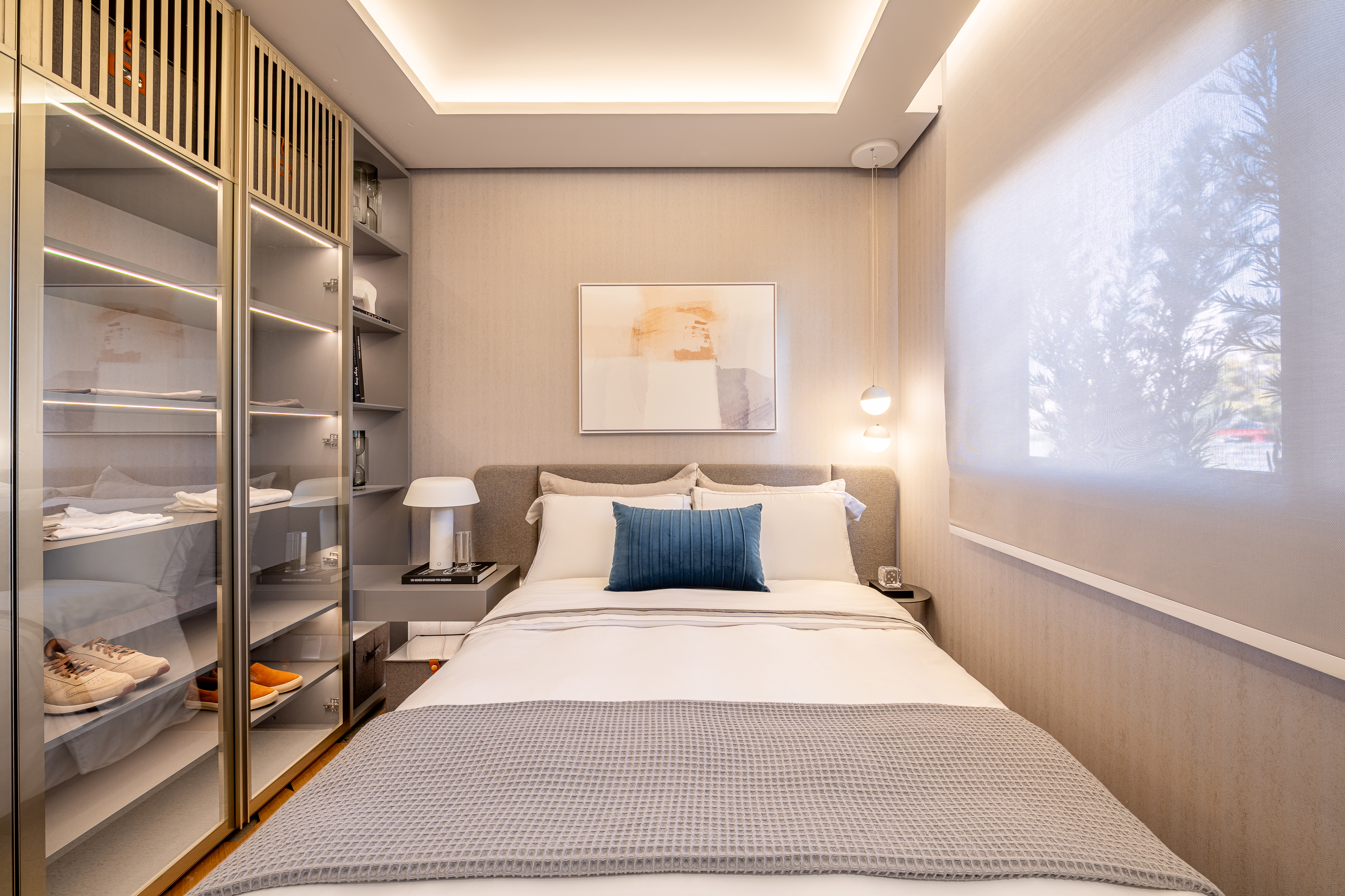 Imagem real do apartamento decorado
