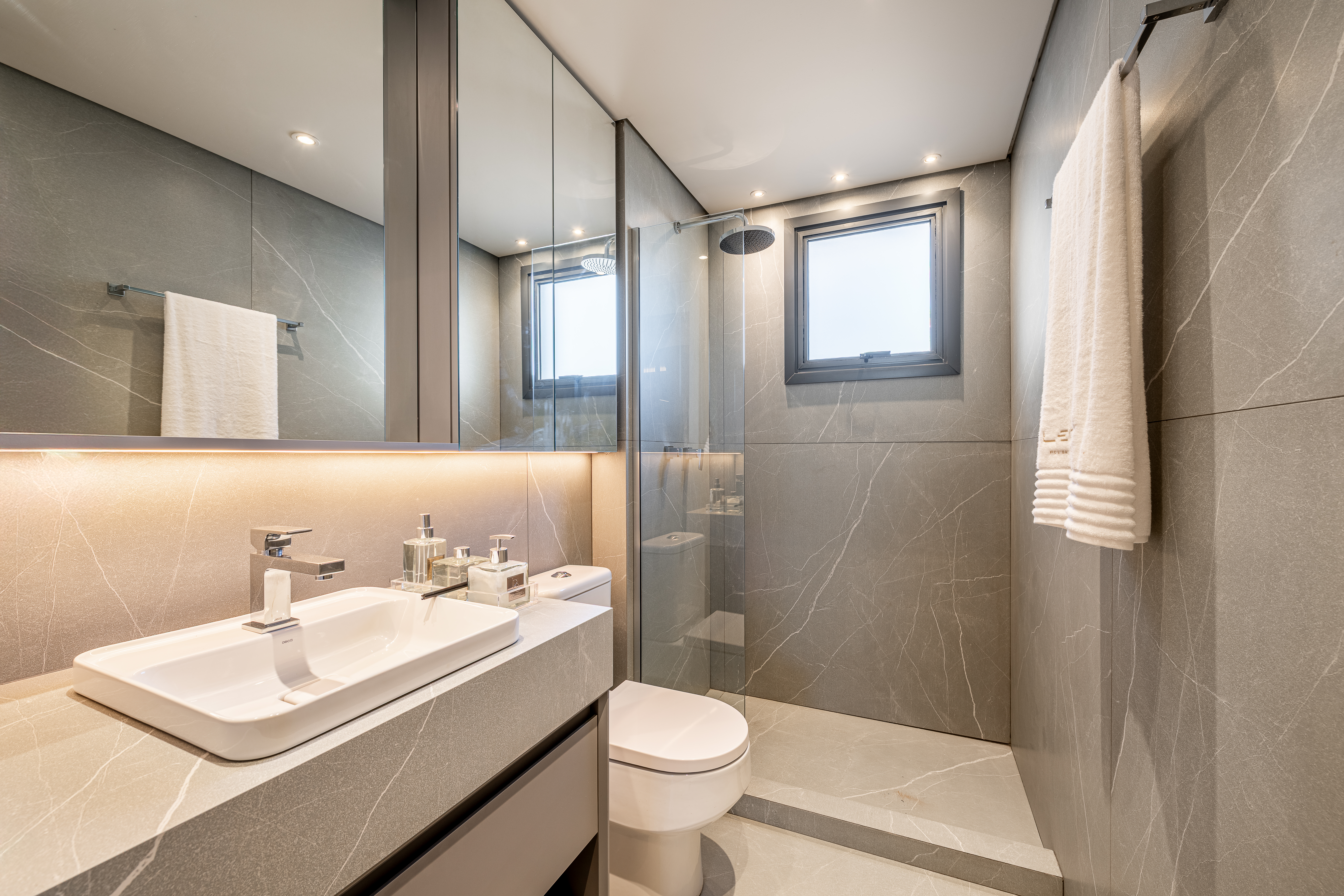 Imagem real do apartamento decorado