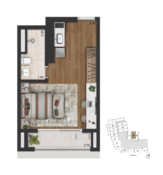 Planta Padrão - Studio HMP - Final 15