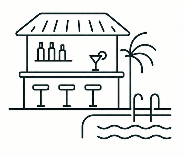 Bar da piscina