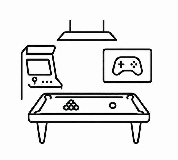 Salão de jogos teen