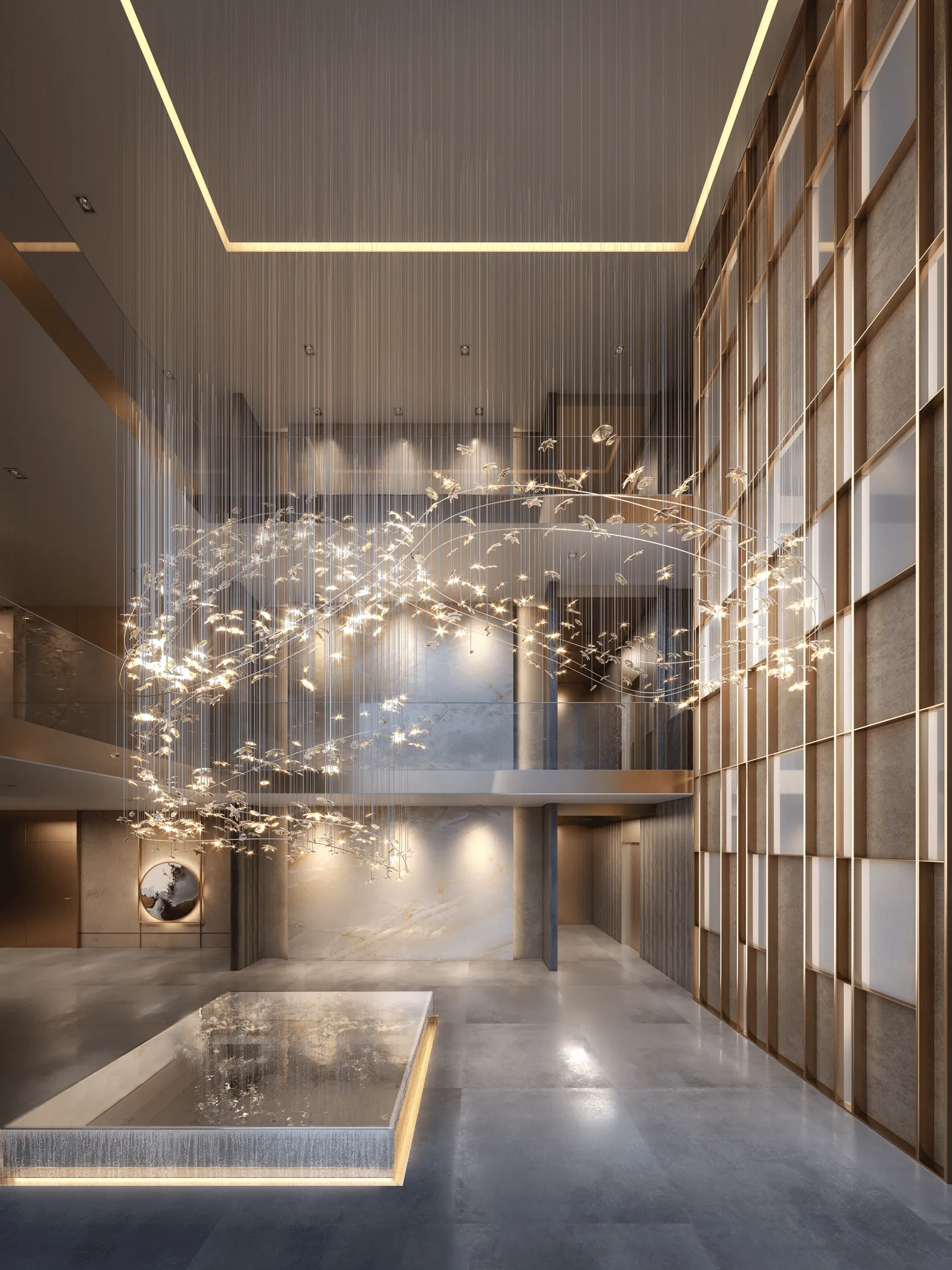 Perspectiva Ilustrada do Lobby