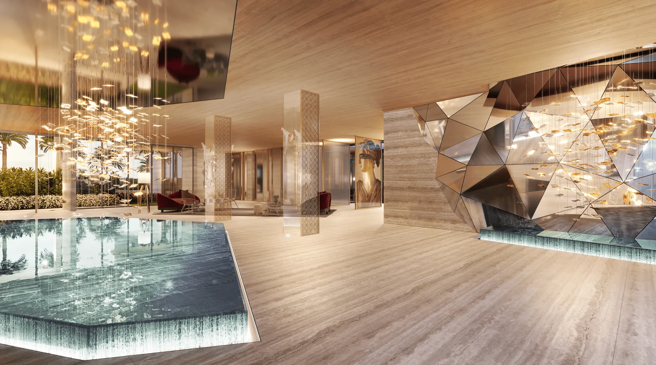 Perspectiva Ilustrada do Lobby