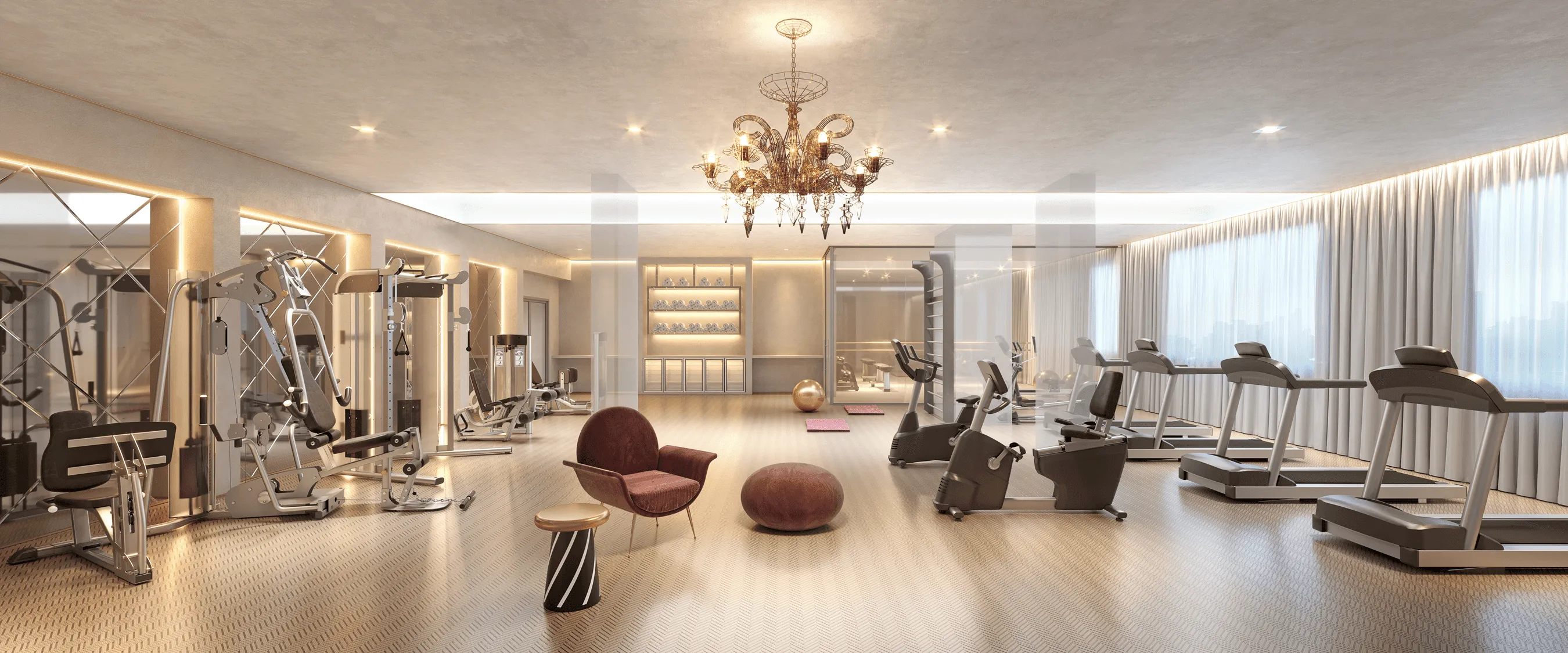 Perspectiva Ilustrada do The Party Room