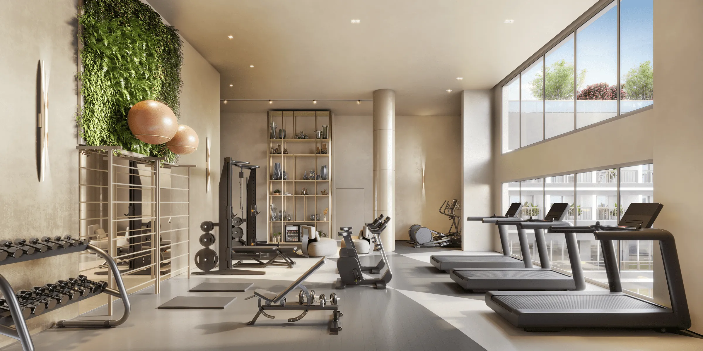 Perspectiva Ilustrada Fitness Studio