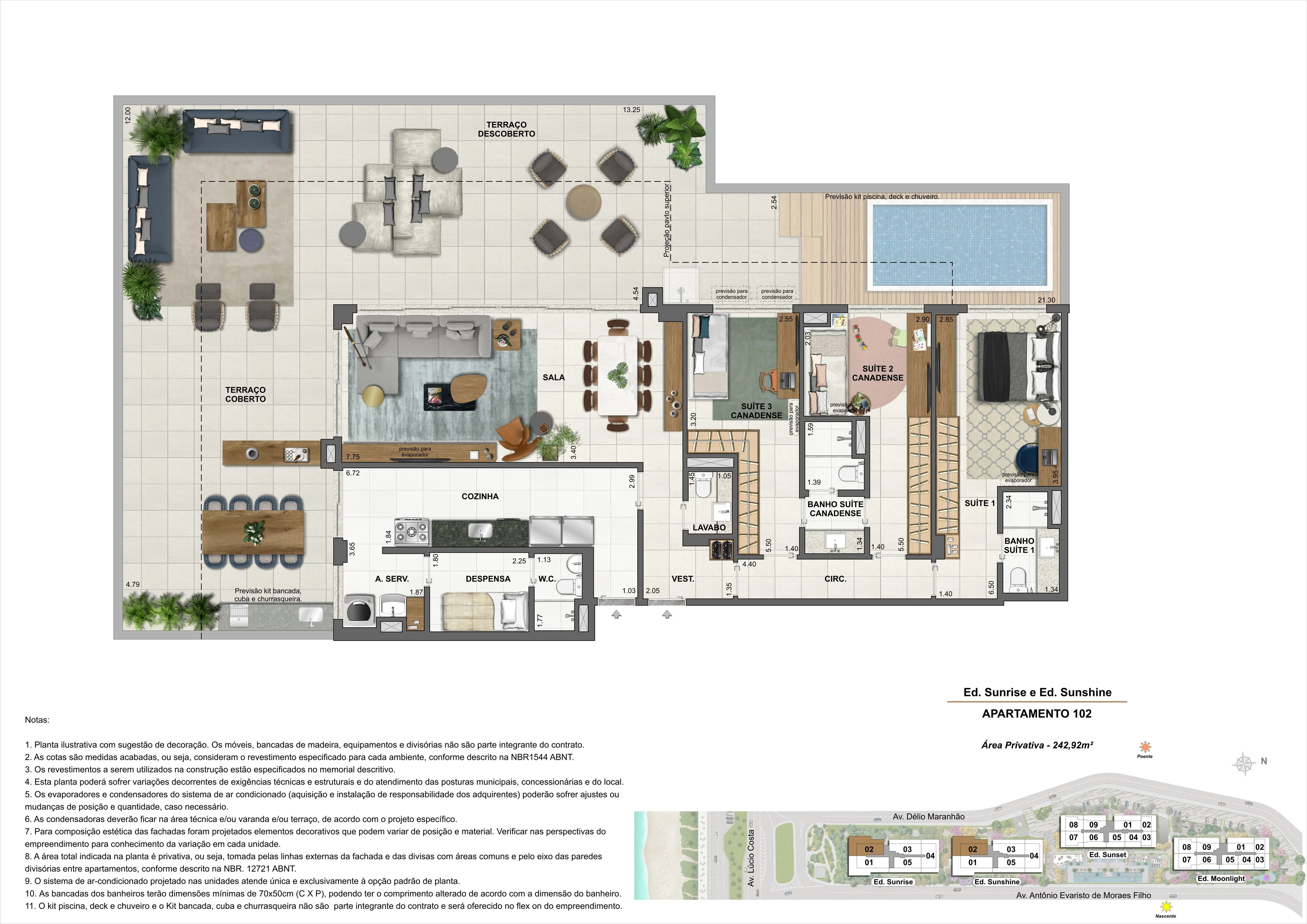ED. SUNRISE E ED. SUNSHINE - APARTAMENTO: 102