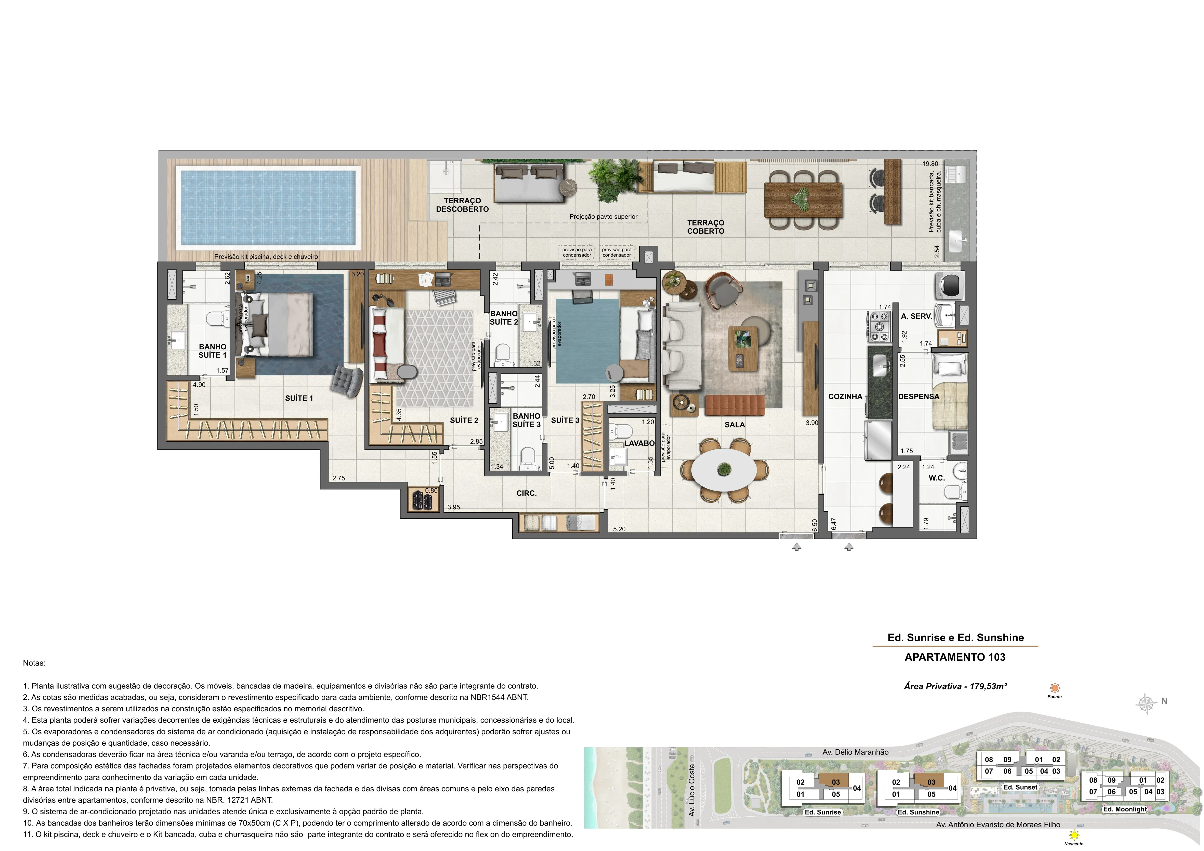 ED. SUNRISE E ED. SUNSHINE - APARTAMENTO: 103