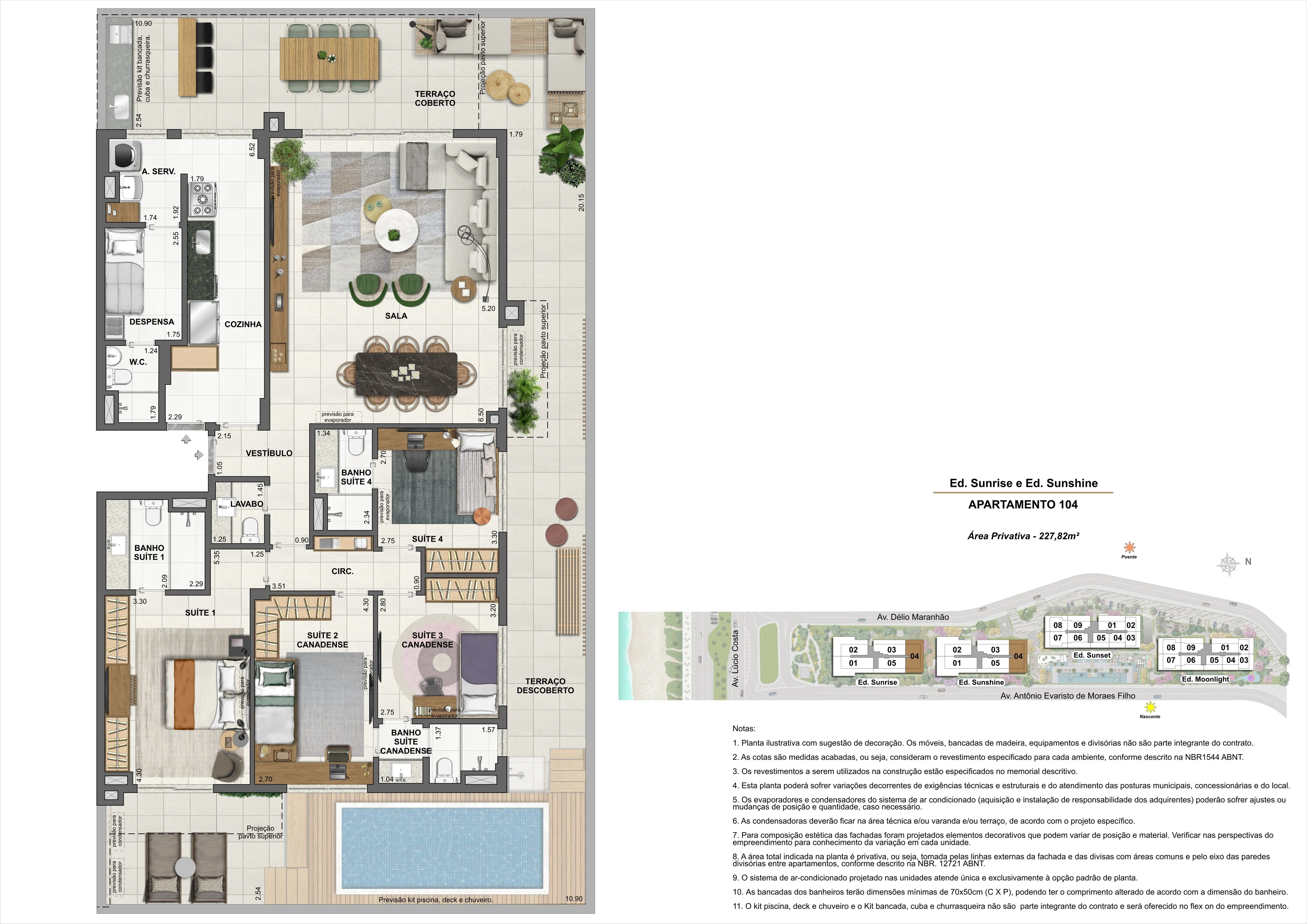 ED. SUNRISE E ED. SUNSHINE - APARTAMENTO: 104