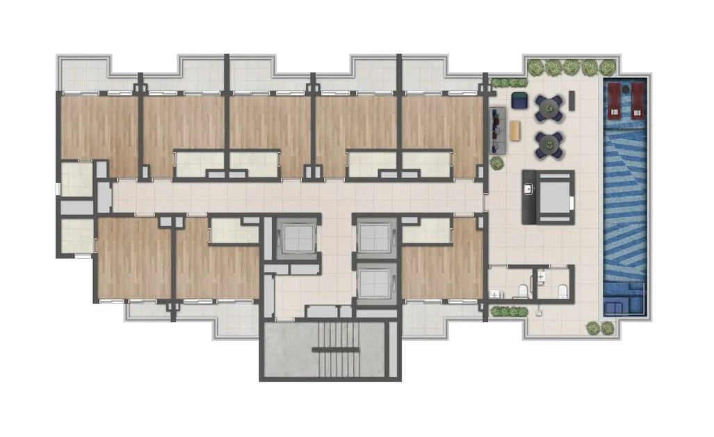 Implantação Piscina