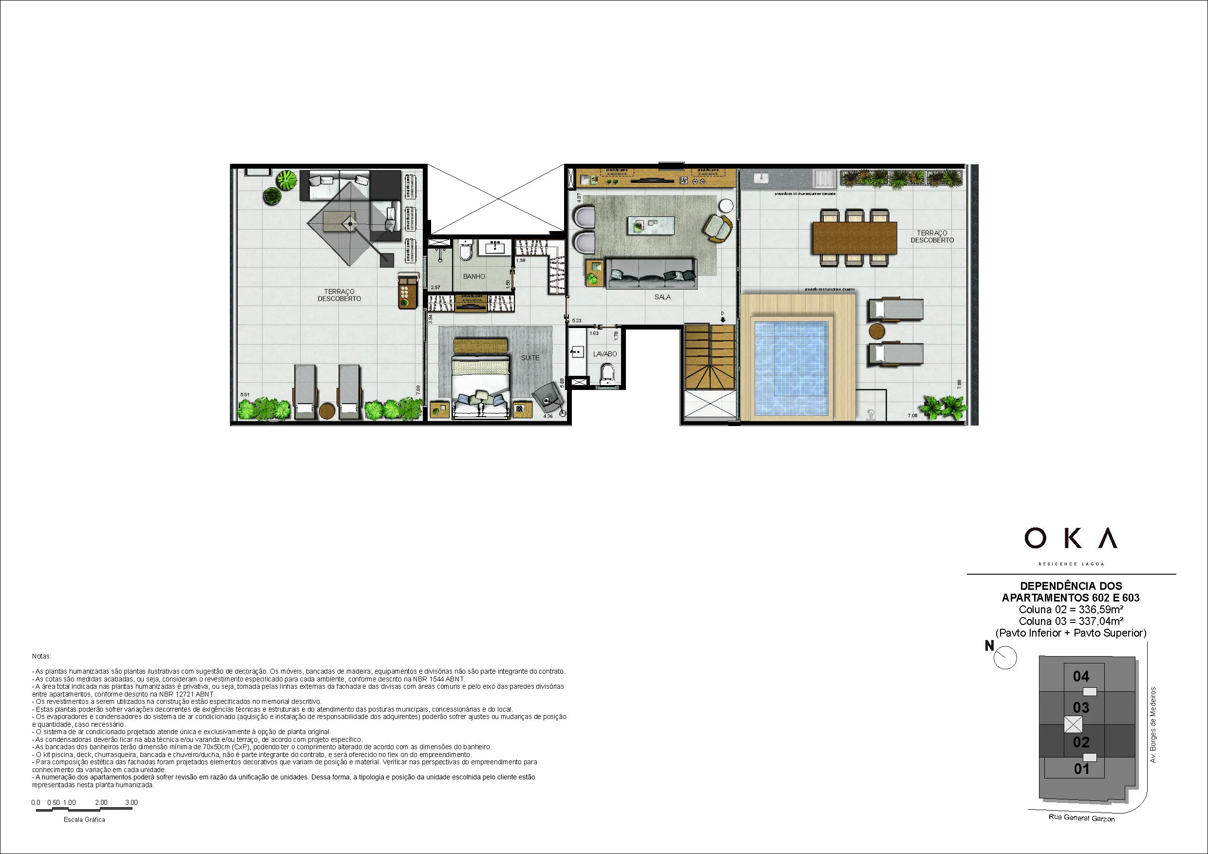 Cobertura Duplex Coluna 02 e 03 (Pavimento Superior)
