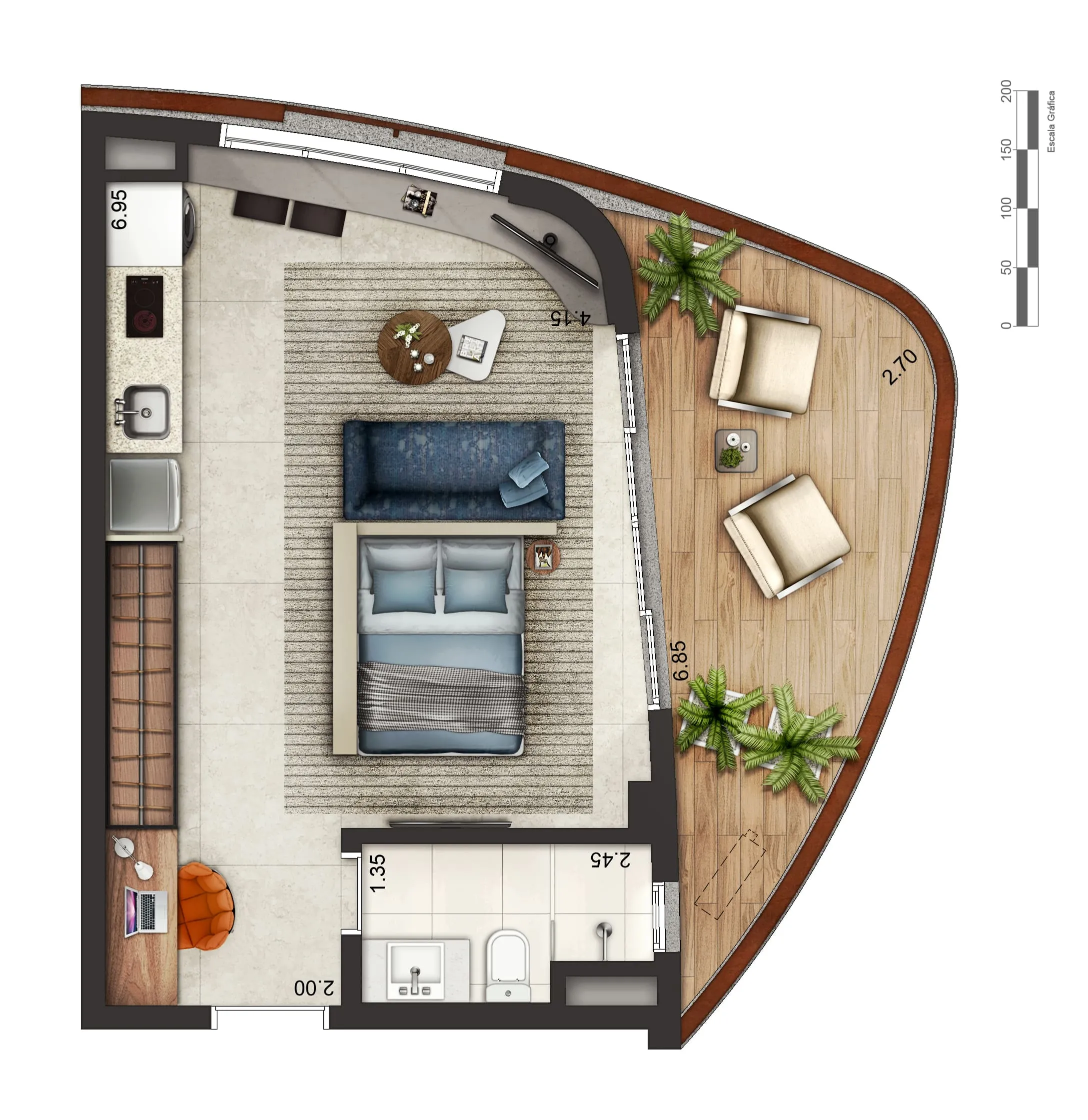 Apartamento Tipo | B P4