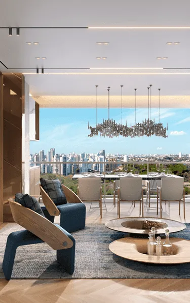 perspectiva apartamento casa ibirapuera