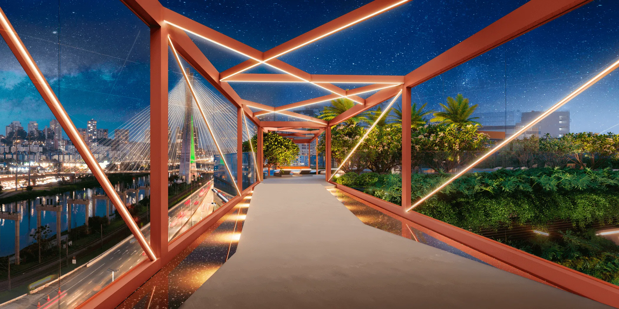 Perspectiva Ilustrada da Skybridge