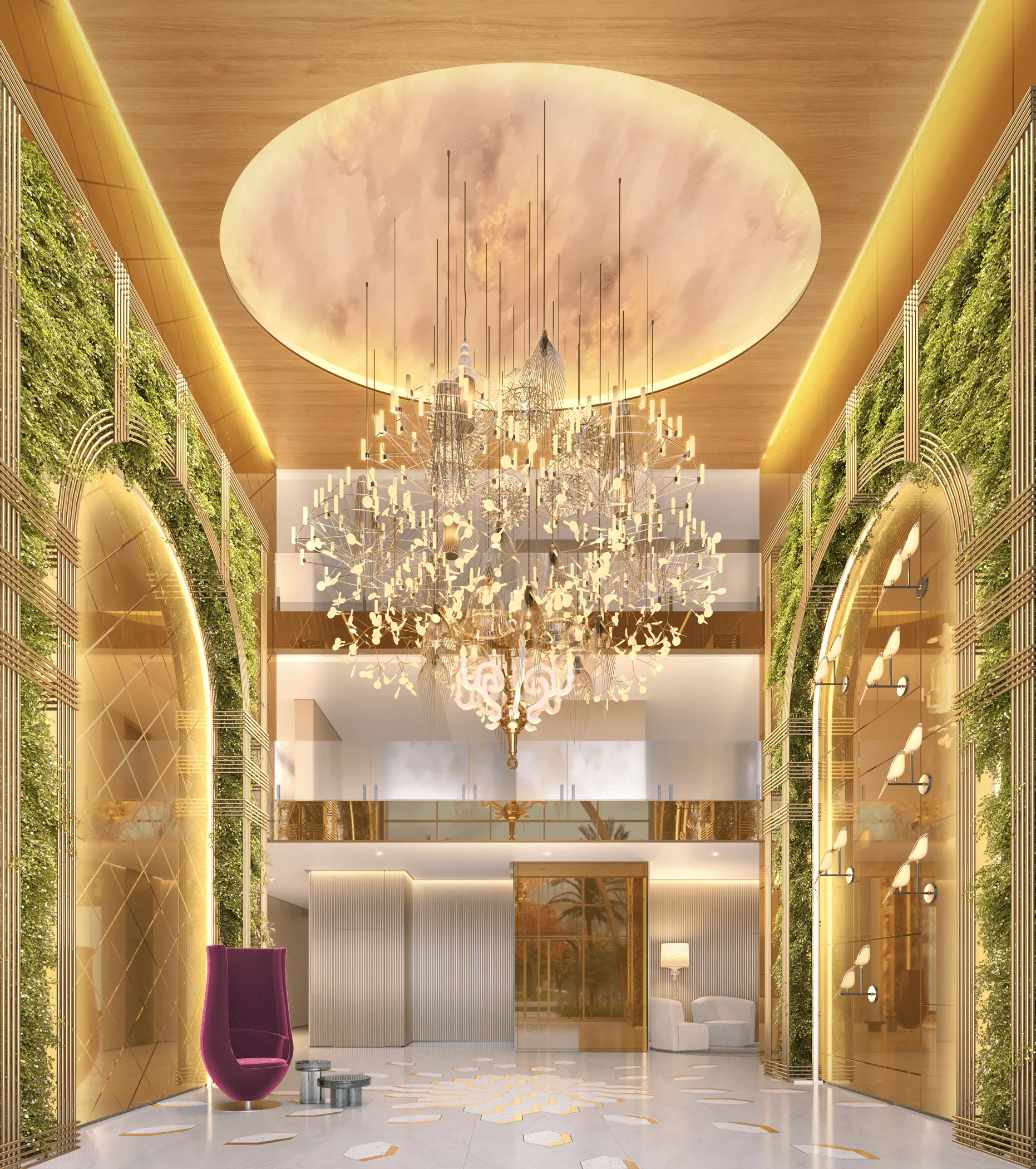 Perspectiva Ilustrada The Lobby