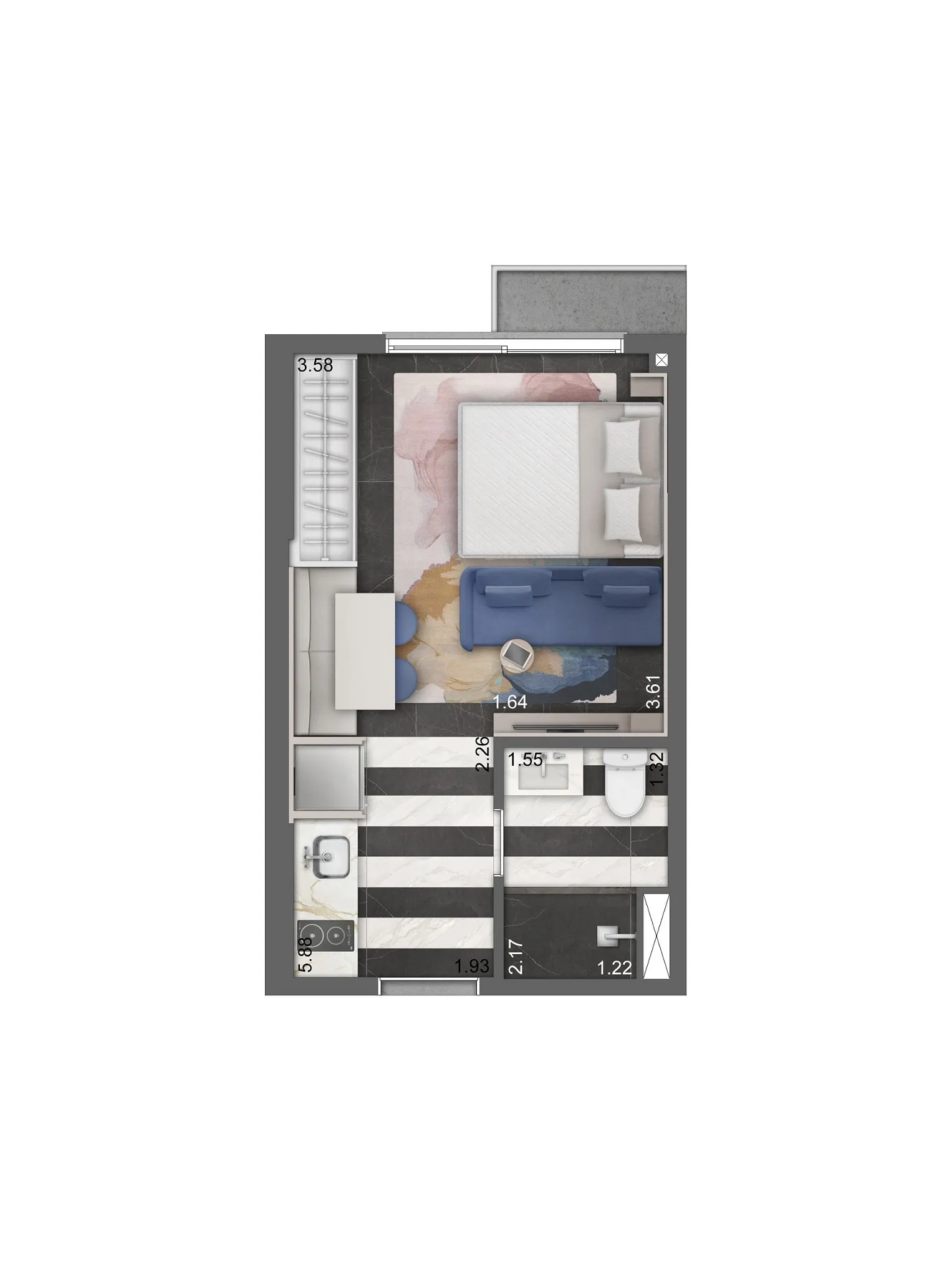 Studio | 25m²