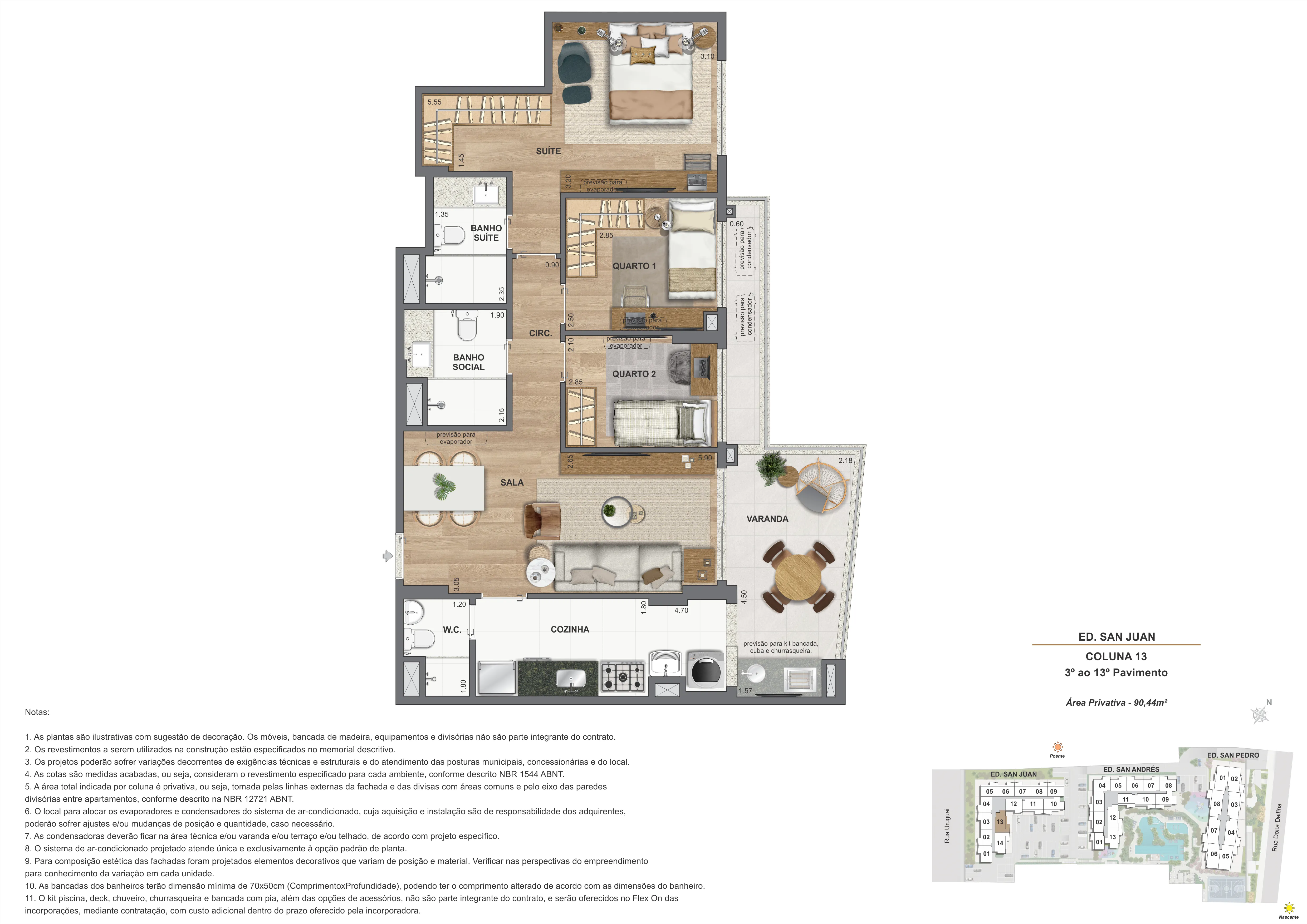 Apartamento 3Q - Ed. San Juan (COL 13)
