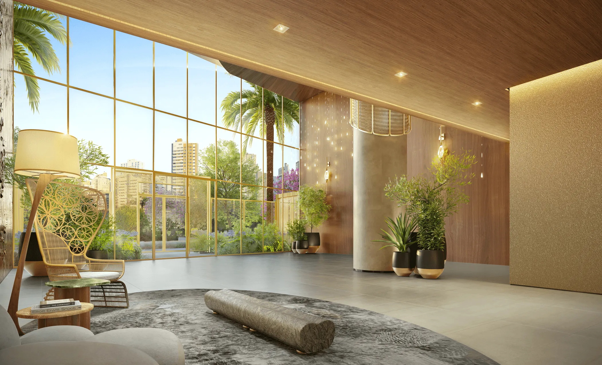 Perspectiva Ilustrada do Lobby