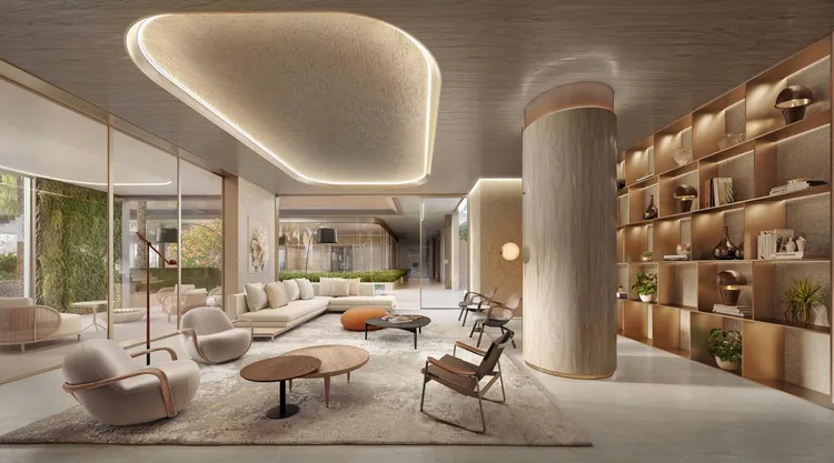 Perspectiva Ilustrada do Lounge