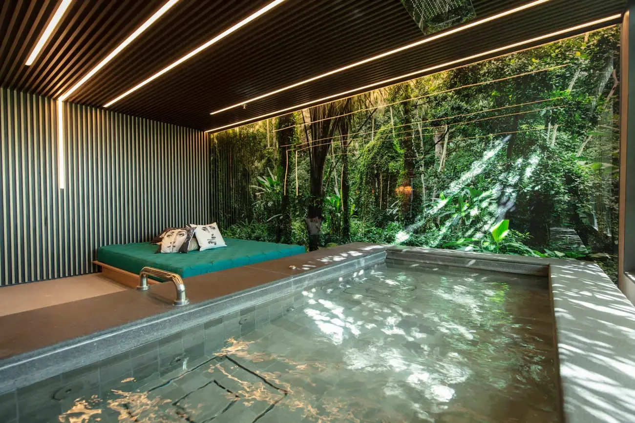 Sala de repouso com Hidromassagem
