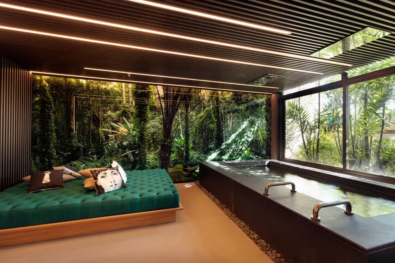Sala de repouso com Hidromassagem