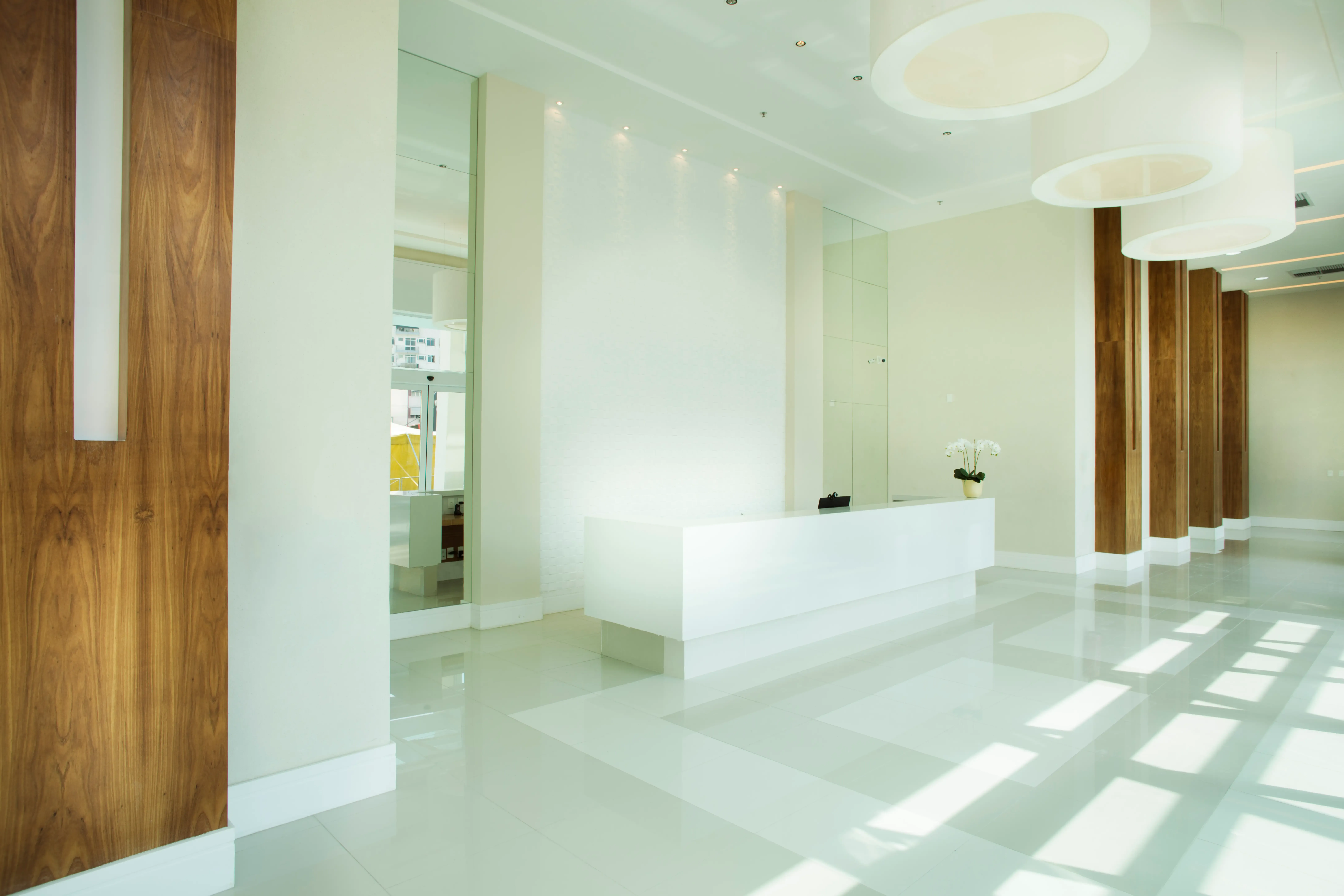 Recepção do lobby