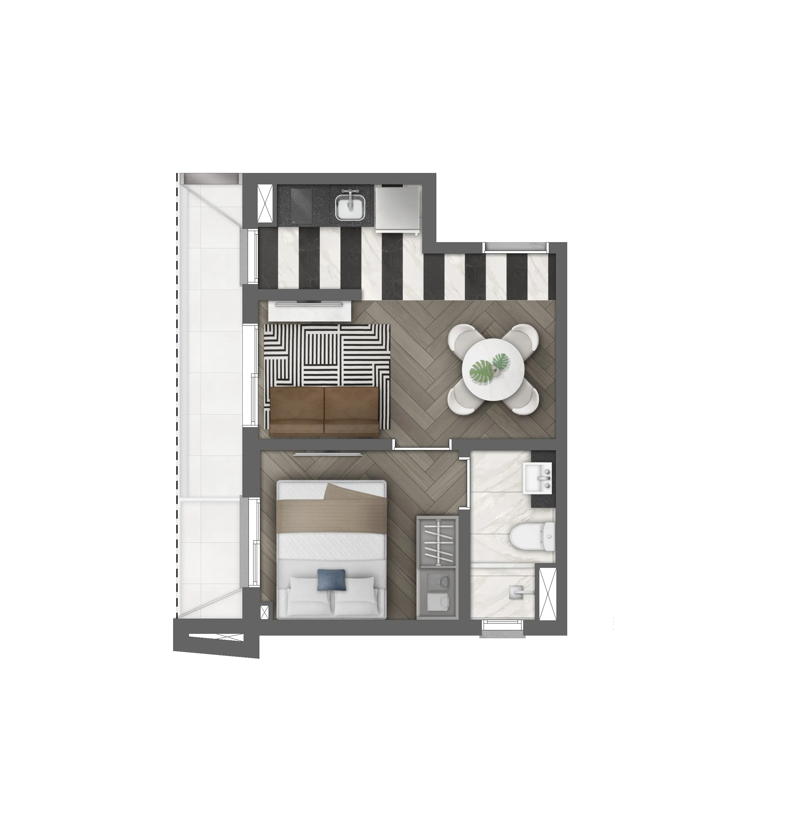 1 DORM. | 35m²
