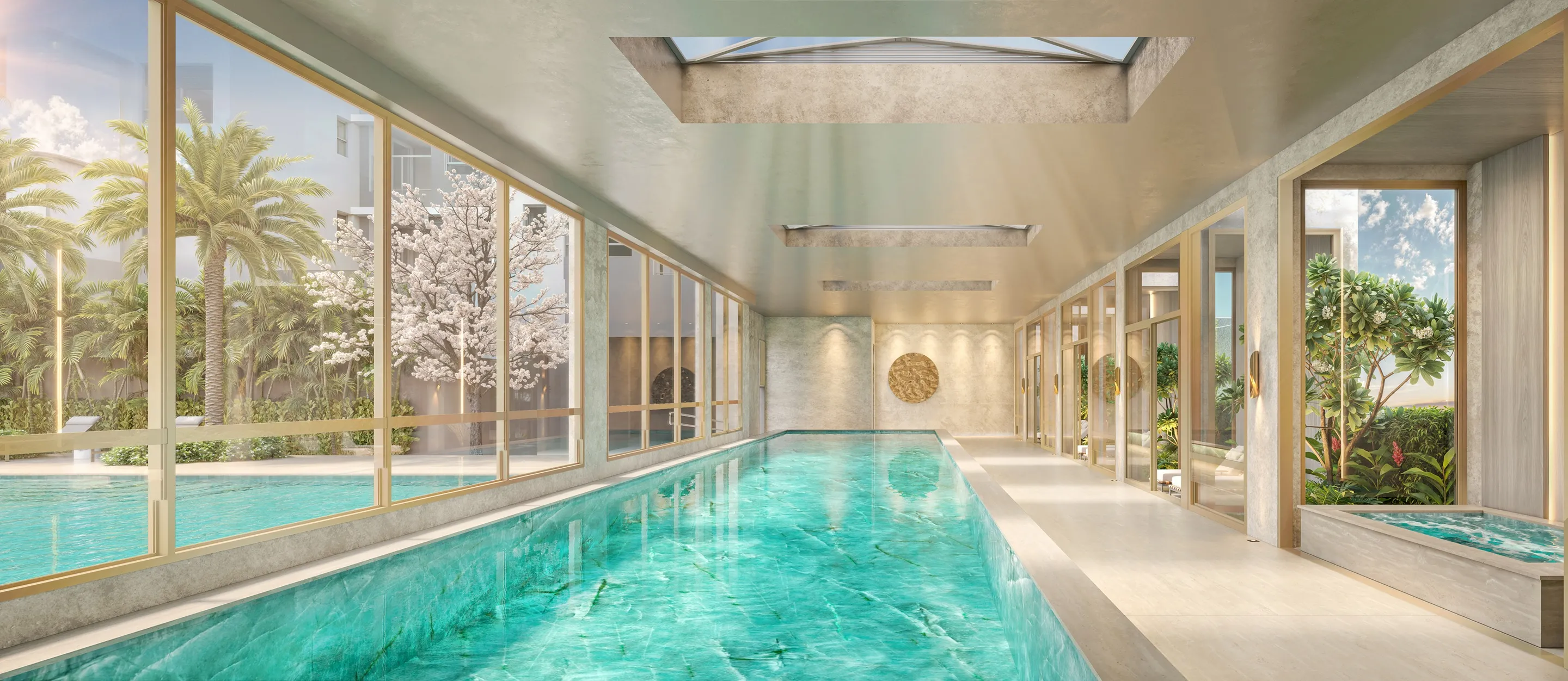 Perspectiva Ilustrada | Piscina Coberta - Raia 25m