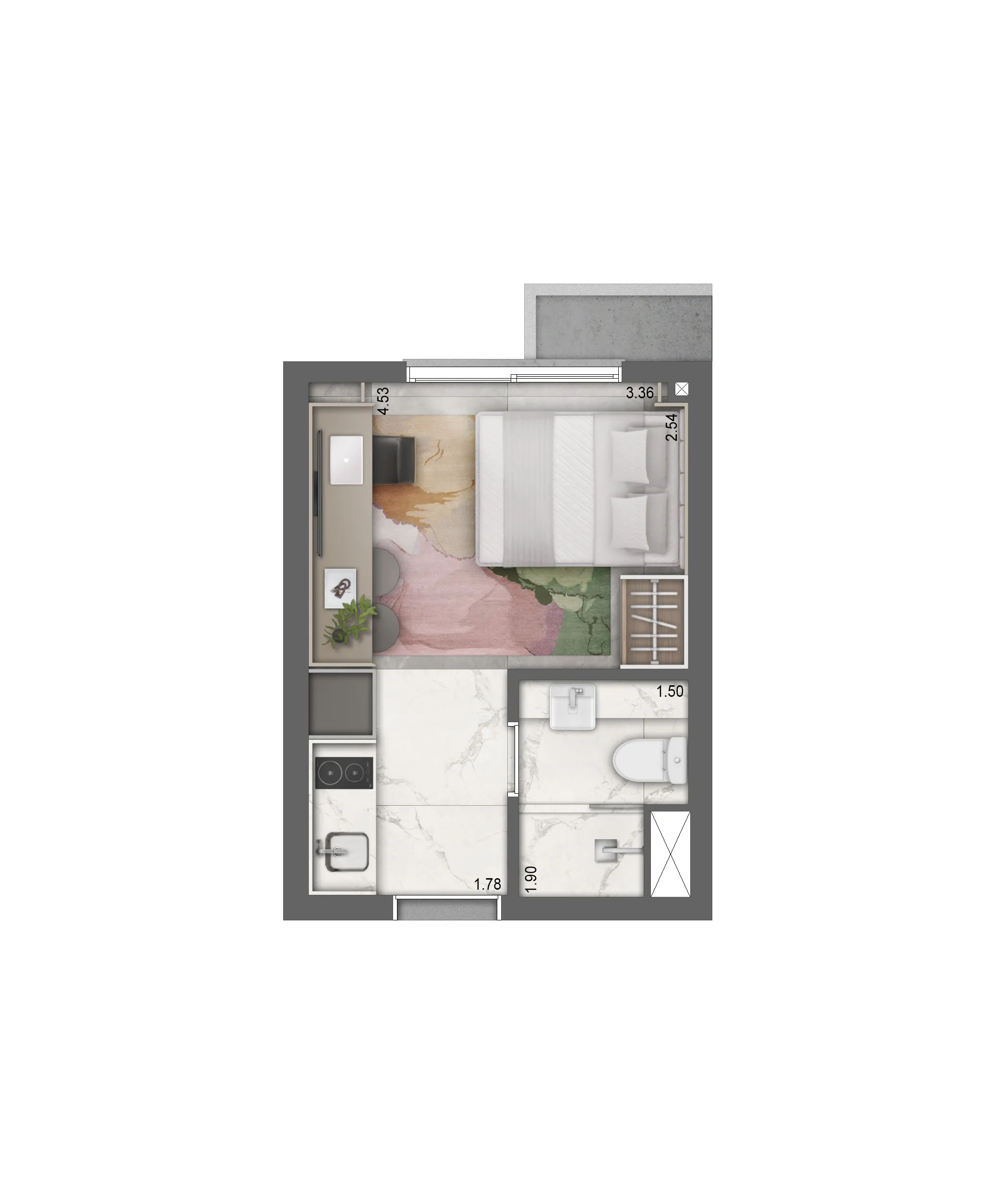 Studio | 18m²