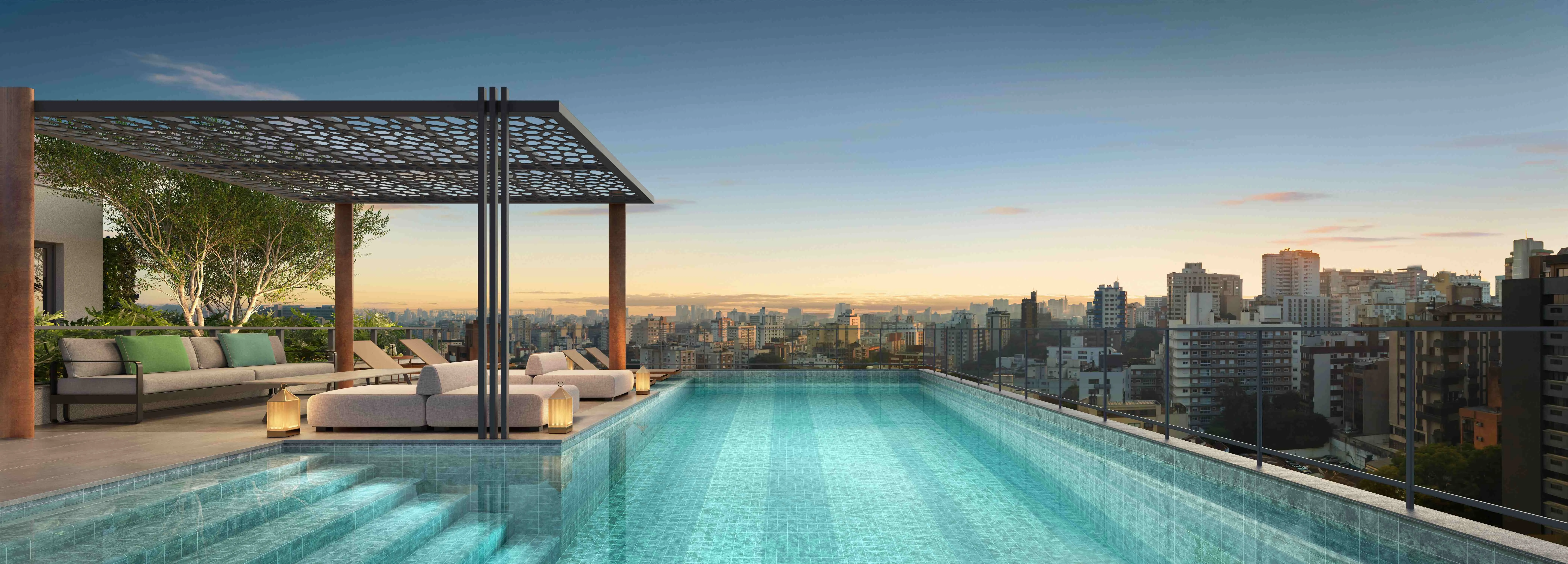 Piscina no Rooftop