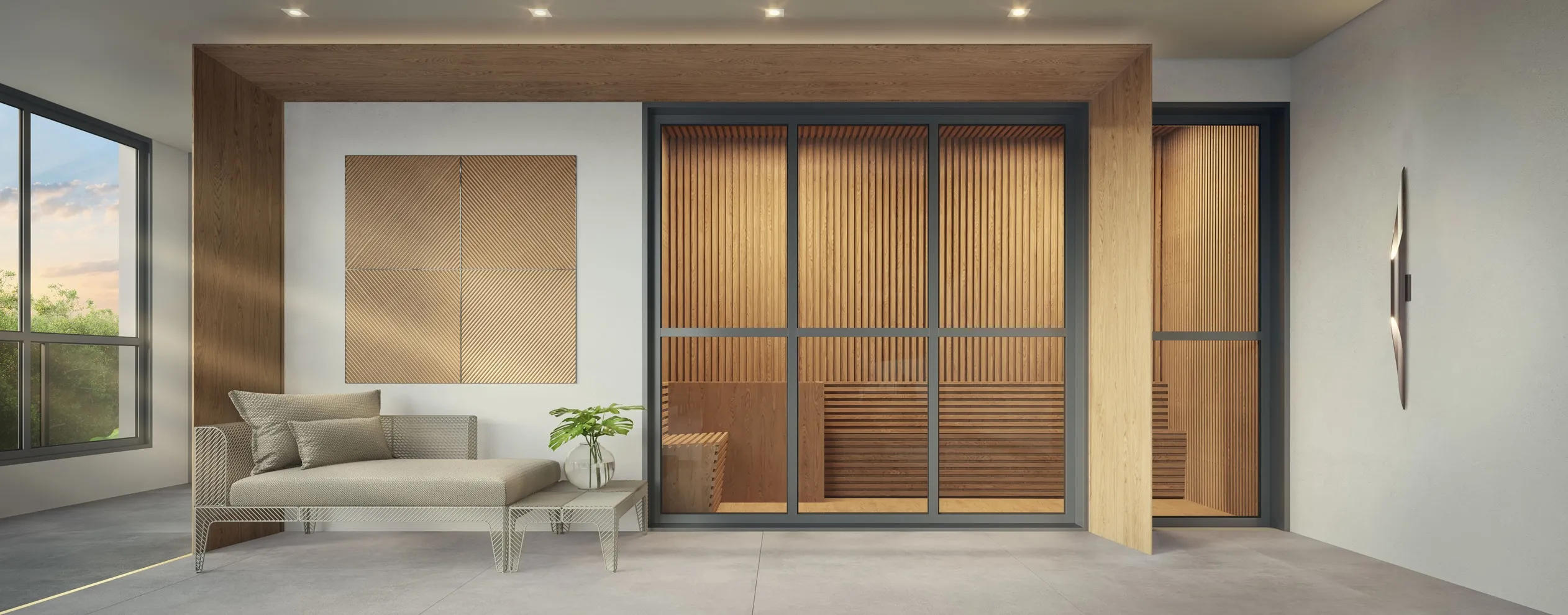 Imagem ilustrativa da sauna