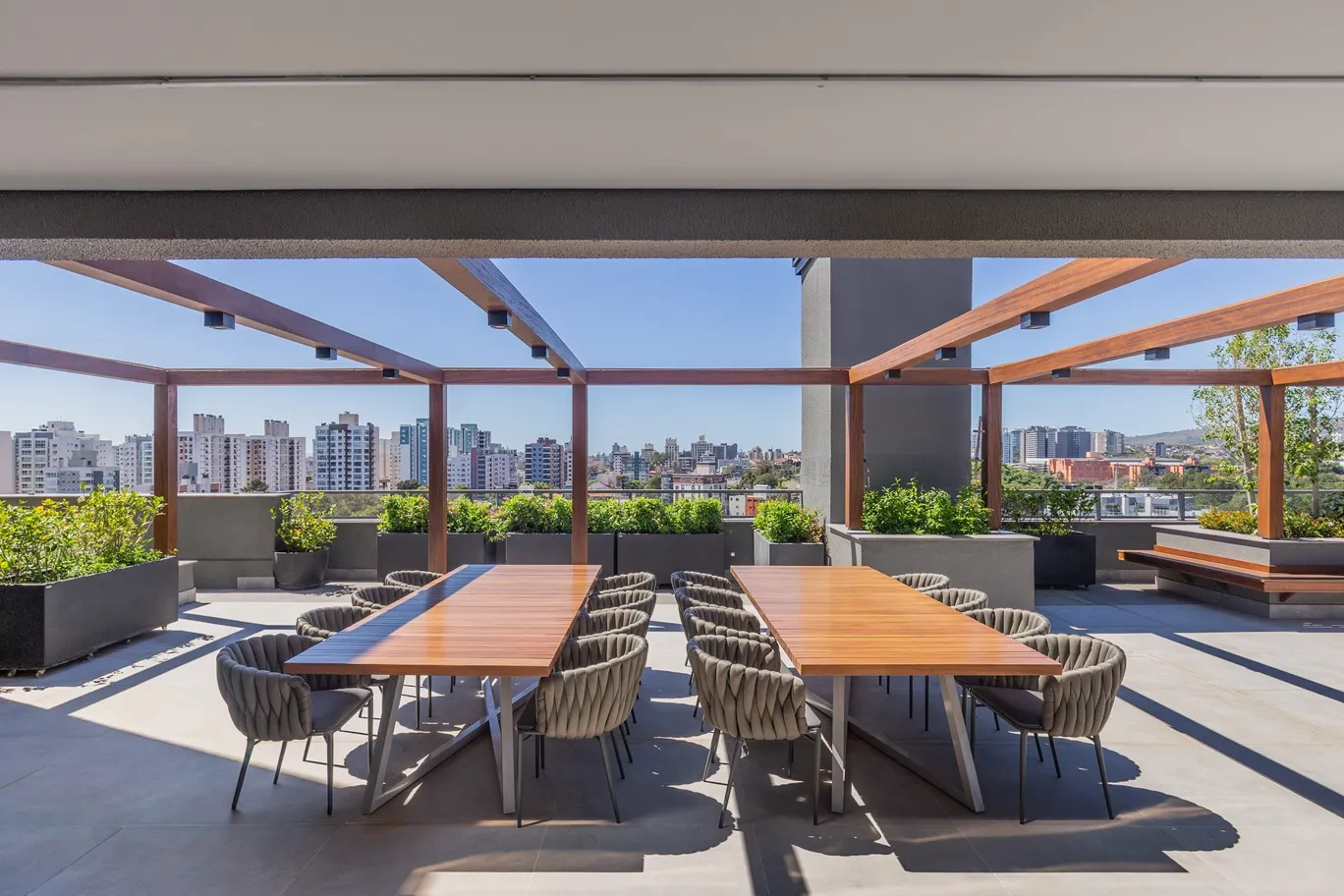 Imagem do rooftop gourmet