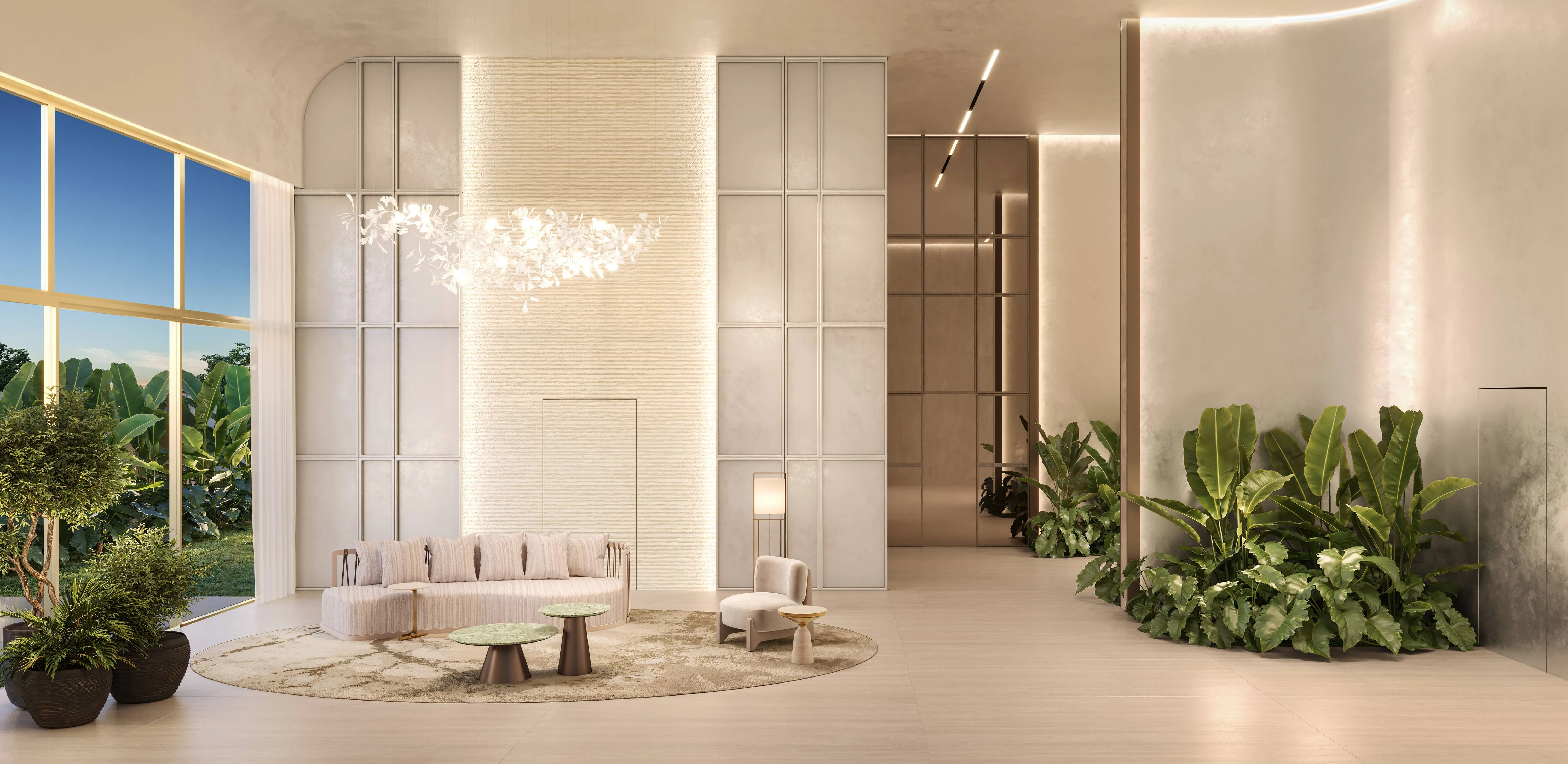 Perspectiva Ilustrada Lobby