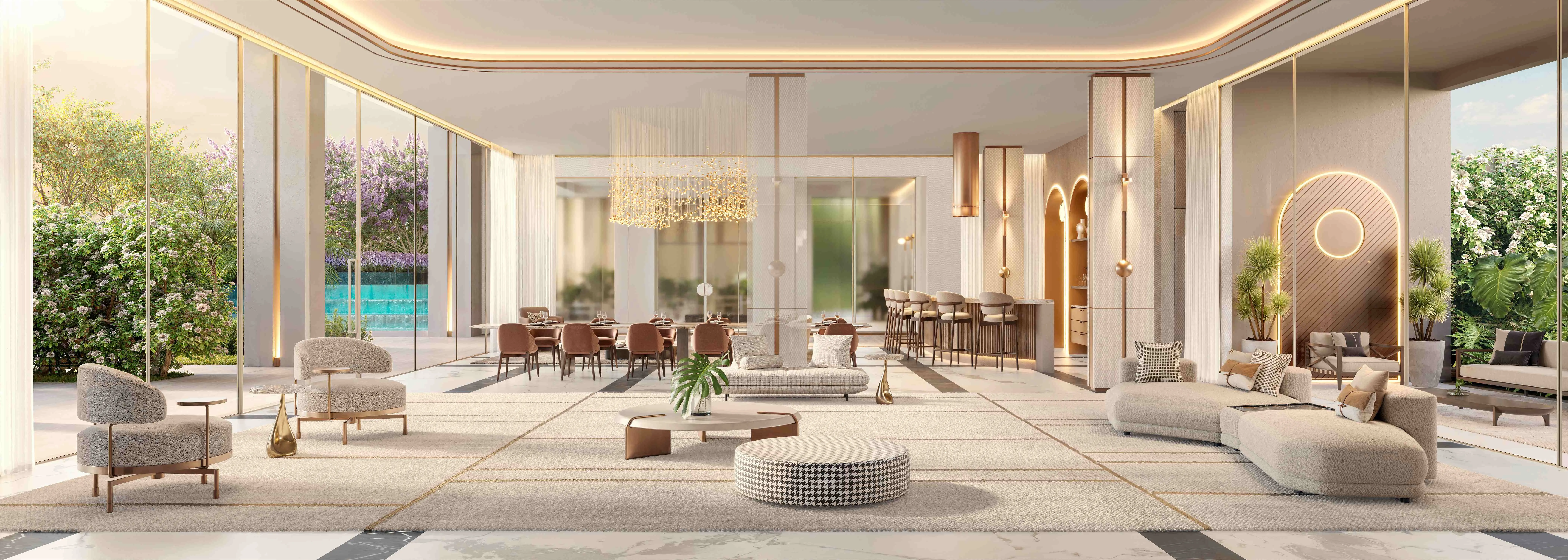 Perspectiva Ilustrada Salão de Festas