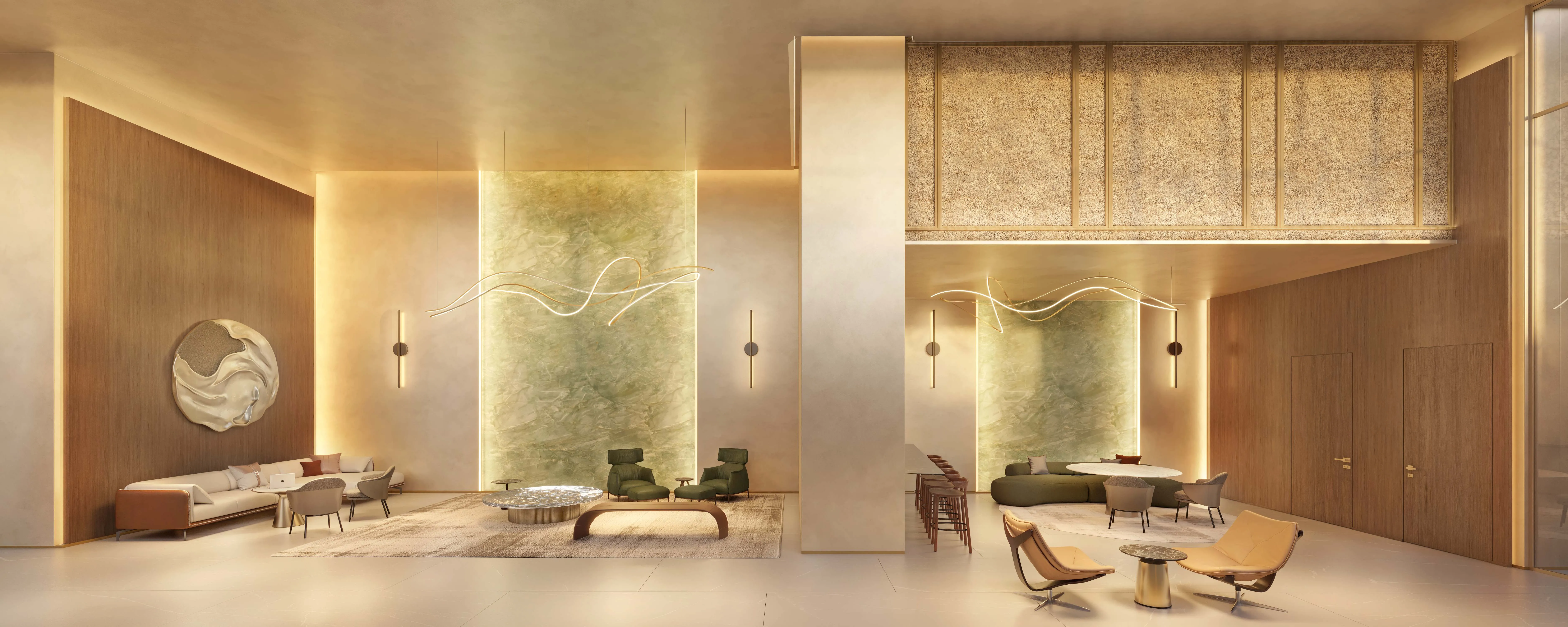 Perspectiva Ilustrada Lobby 