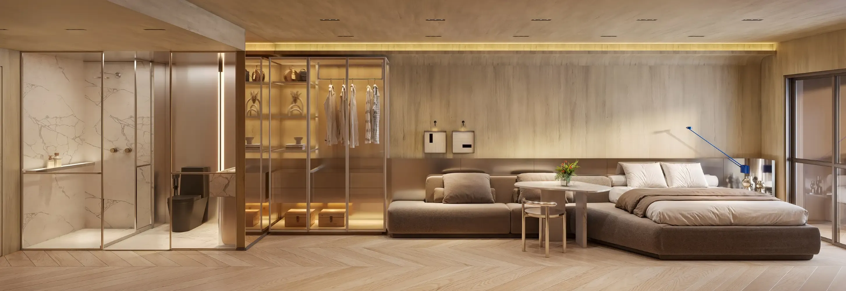 ILUSTRAÇÃO ARTÍSTICA - APARTAMENTO 1108 ED. BOULEVARD STUDIO