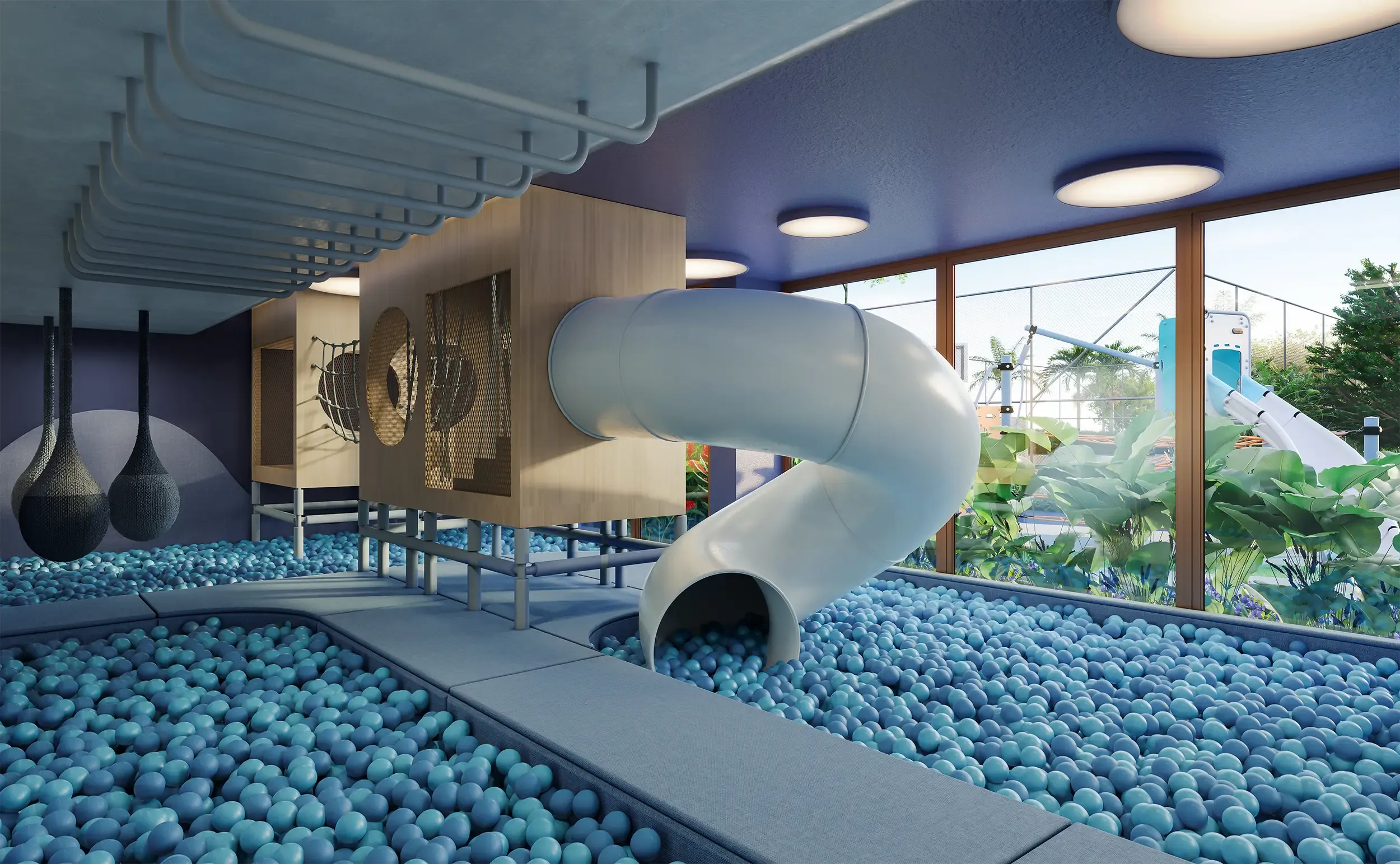 ILUSTRAÇÃO ARTÍSTICA - BRINQUEDOTECA KIDS