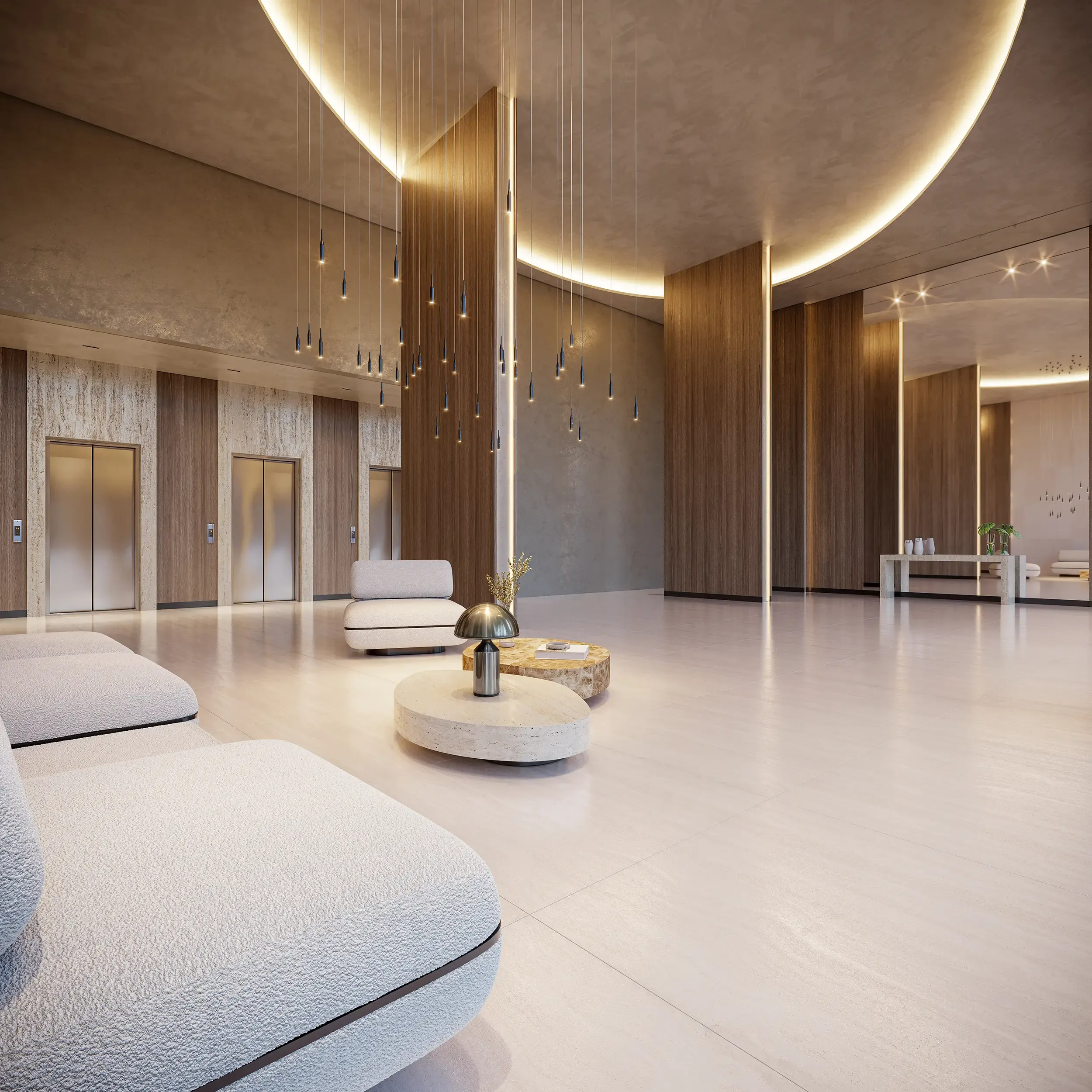 ILUSTRAÇÃO ARTÍSTICA - LOBBY ED. BOULEVARD