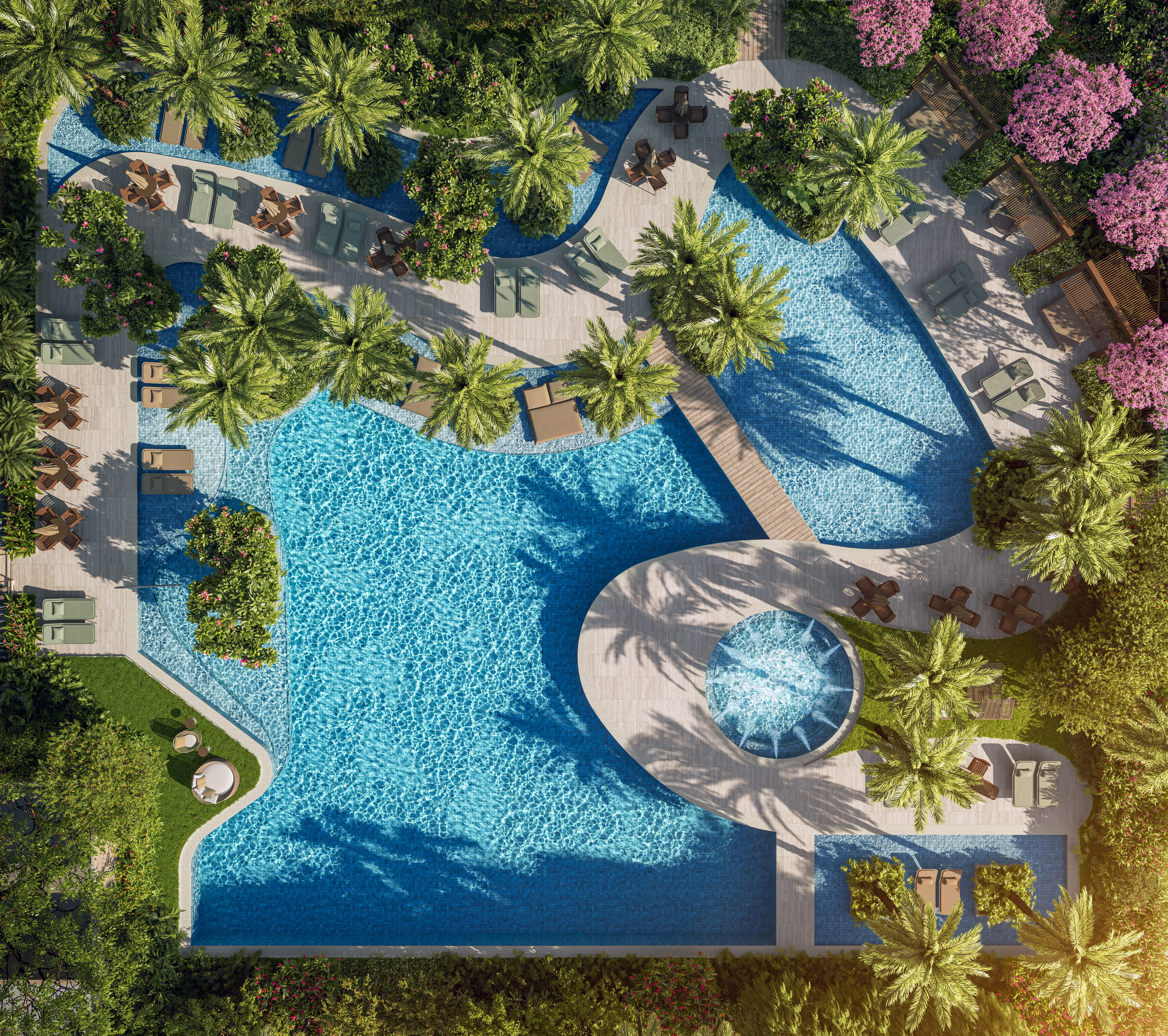 ILUSTRAÇÃO ARTÍSTICA - PISCINAS IN THE PARK